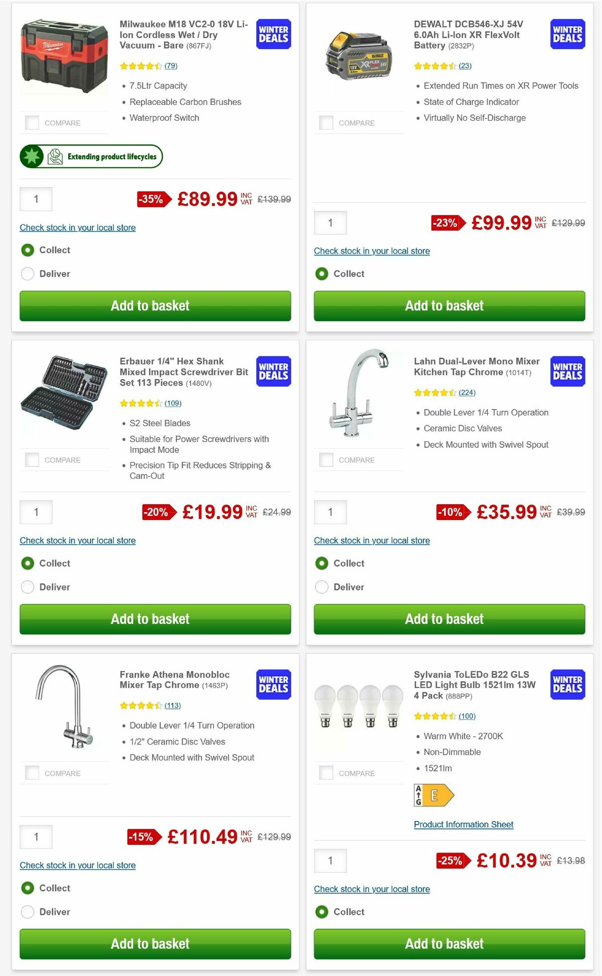 Screwfix Offers from 3 February