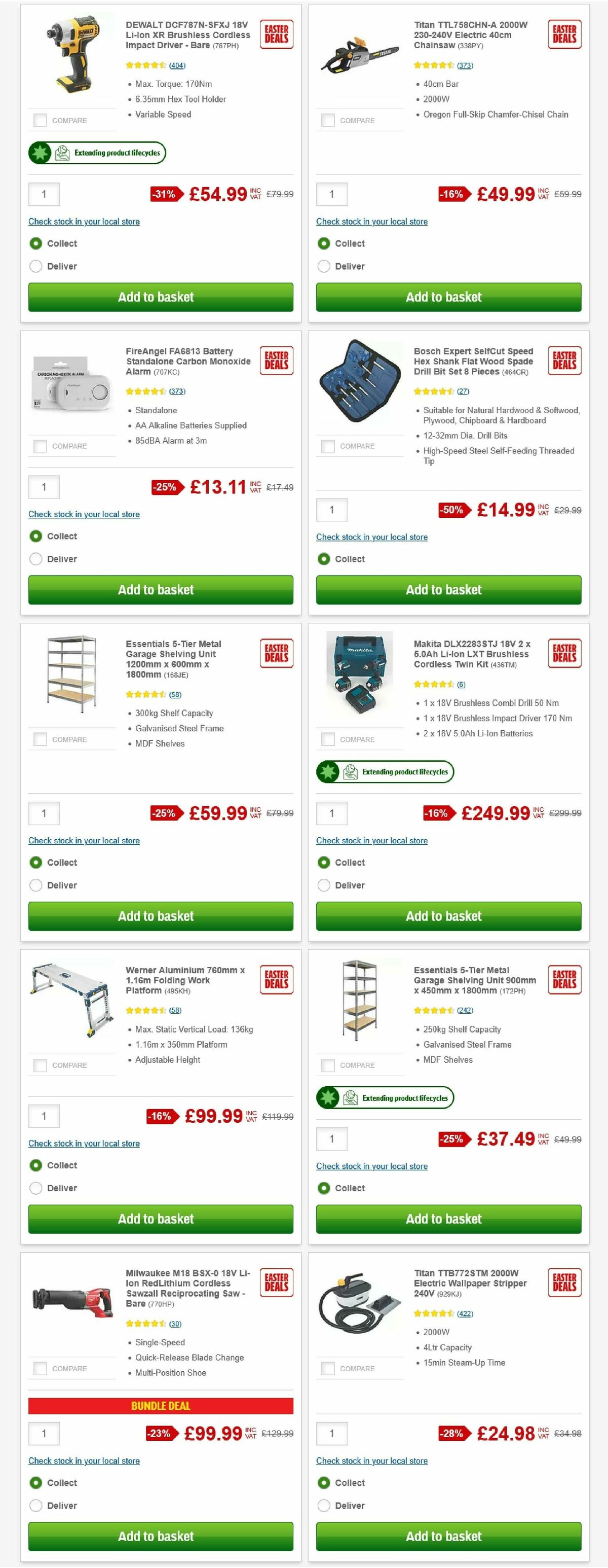 Screwfix Offers from 1 April