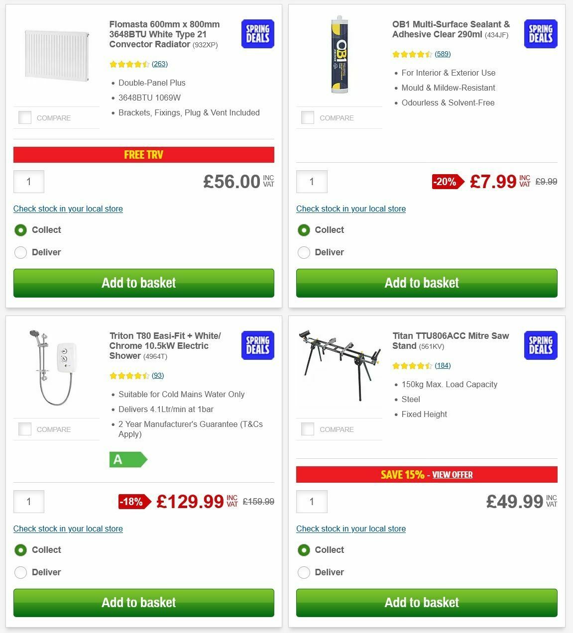 Screwfix Offers from 7 April