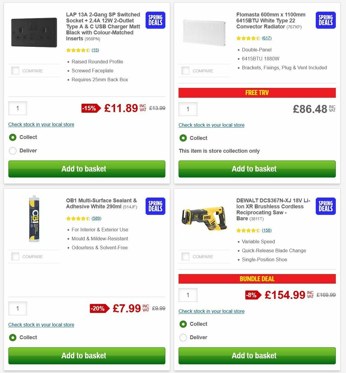 Screwfix Offers from 7 April