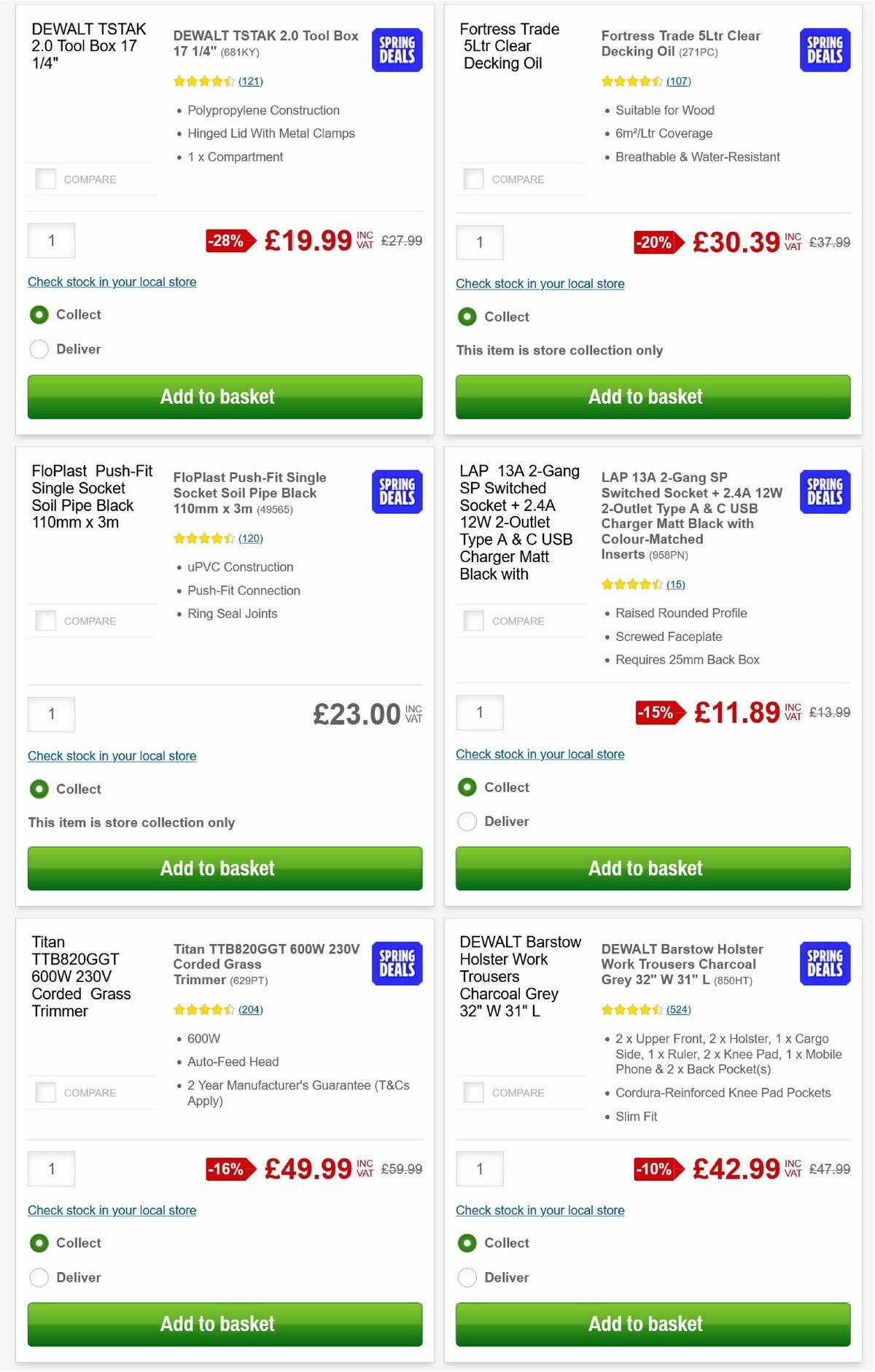 Screwfix Offers from 5 May