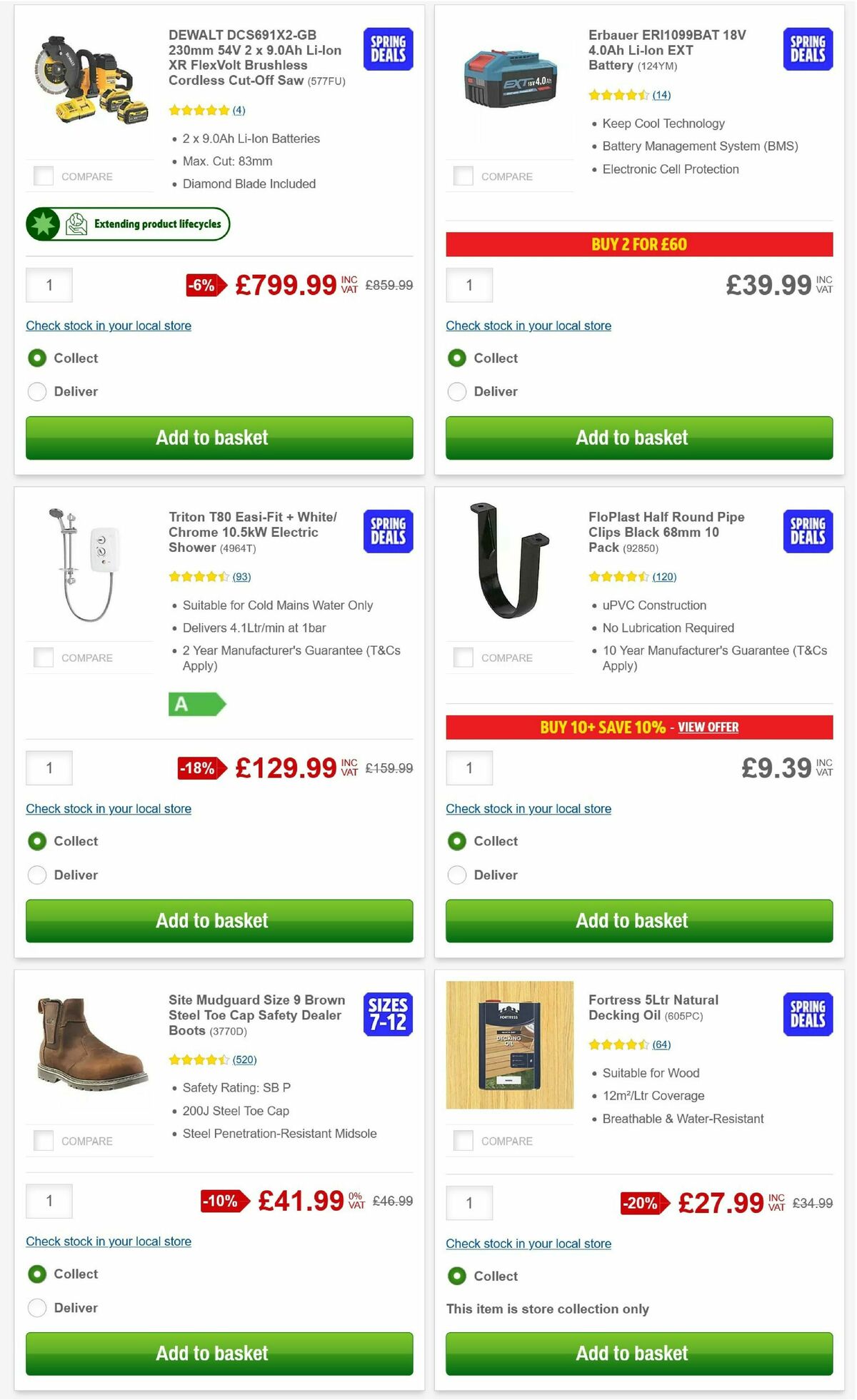 Screwfix Offers from 5 May