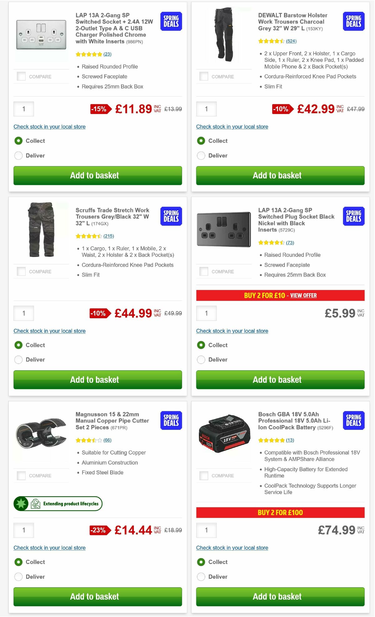 Screwfix Offers from 5 May
