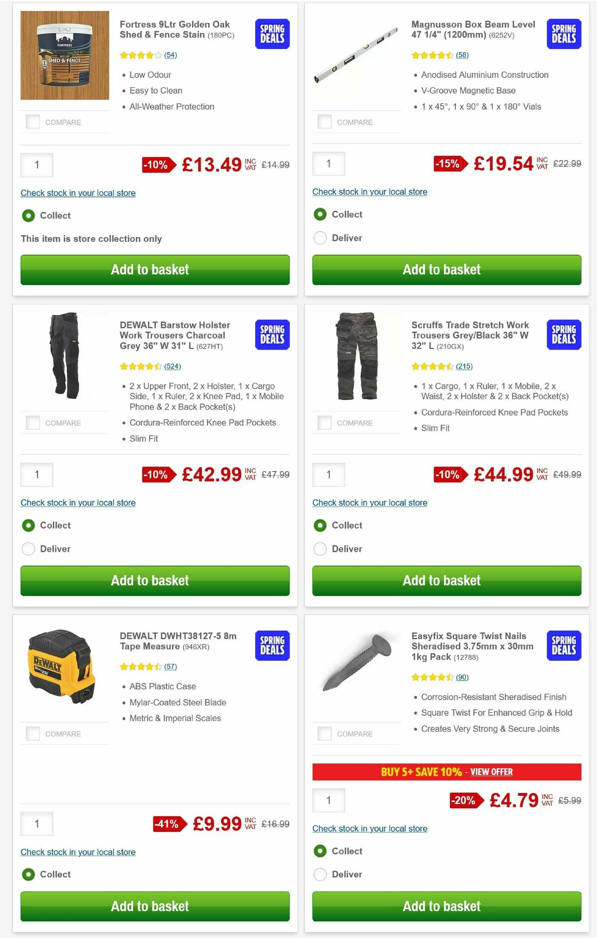 Screwfix Offers from 5 May