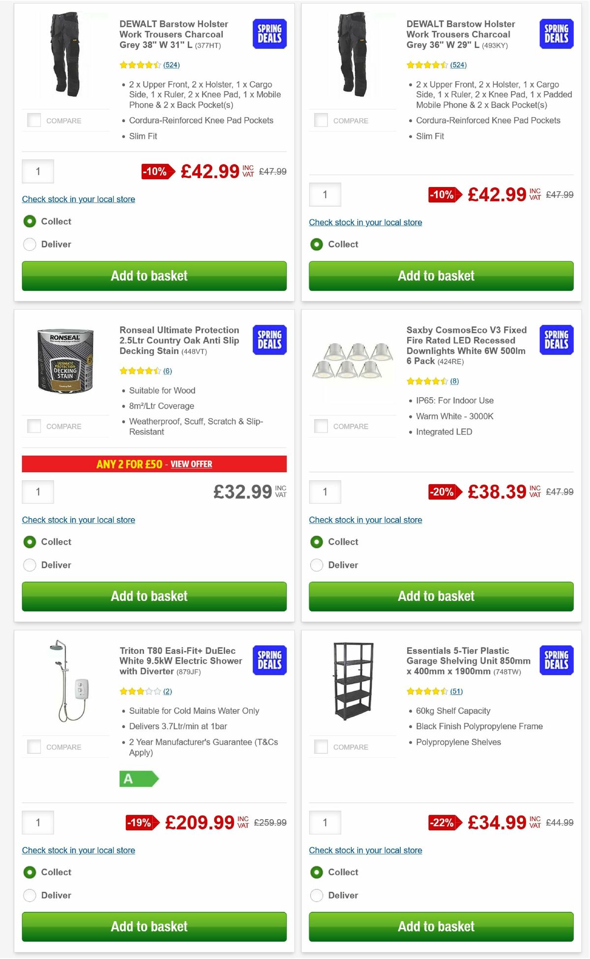 Screwfix Offers from 5 May