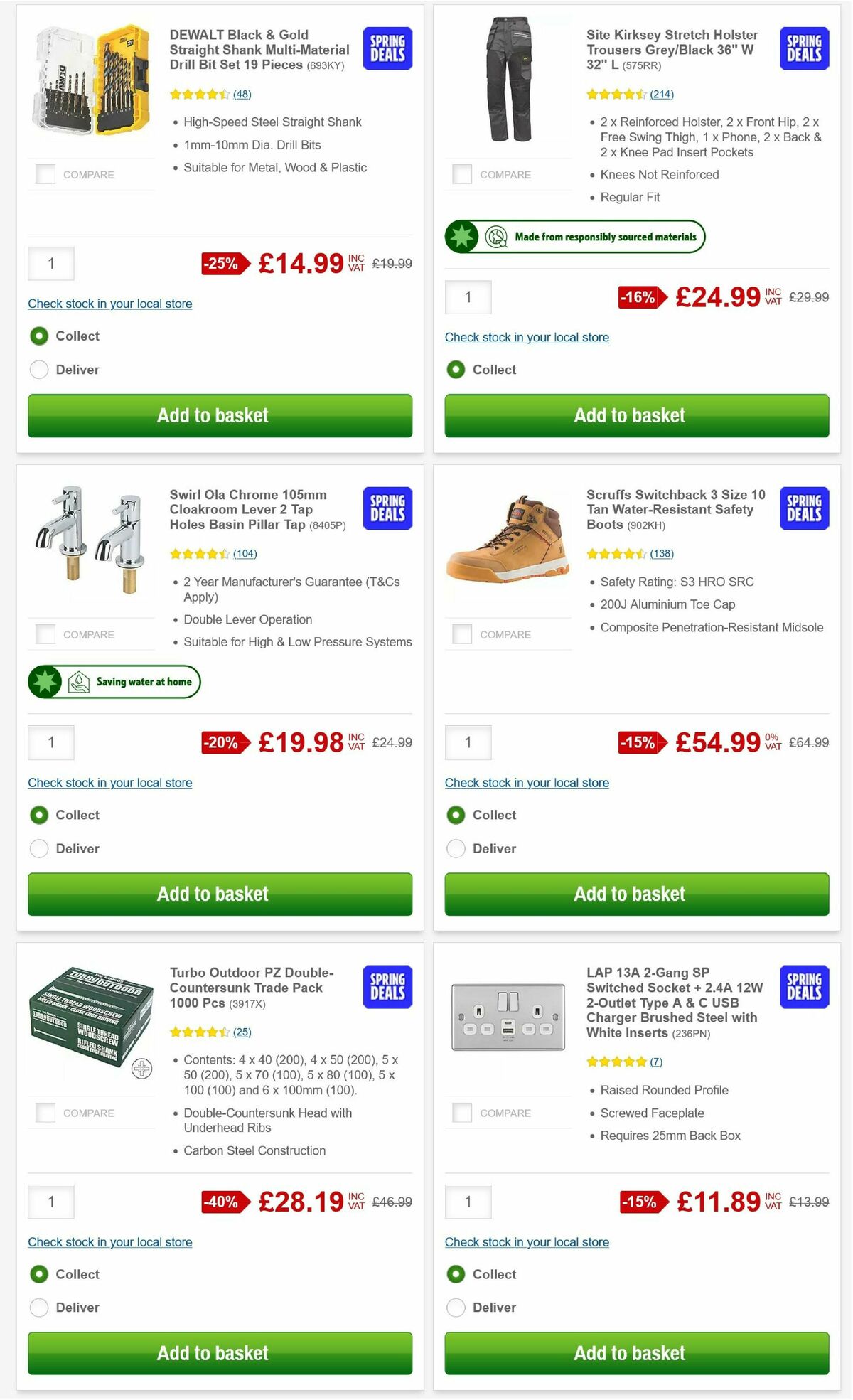Screwfix Offers from 5 May
