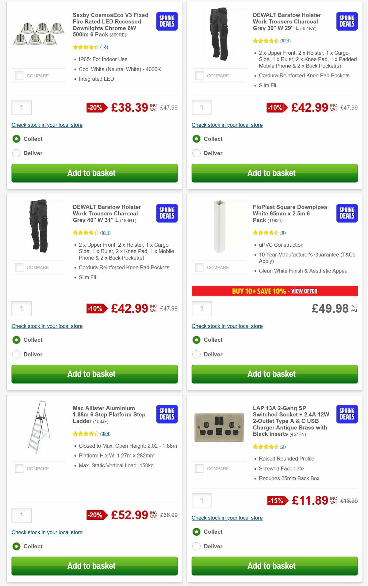 Screwfix Offers from 5 May