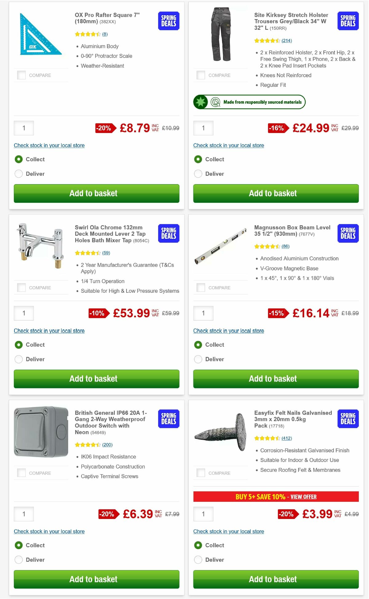 Screwfix Offers from 5 May