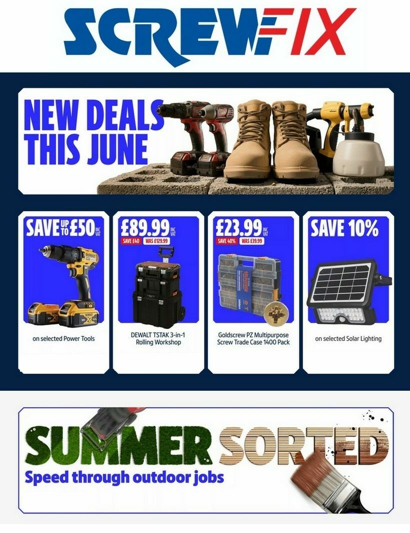 Screwfix Offers from 31 May