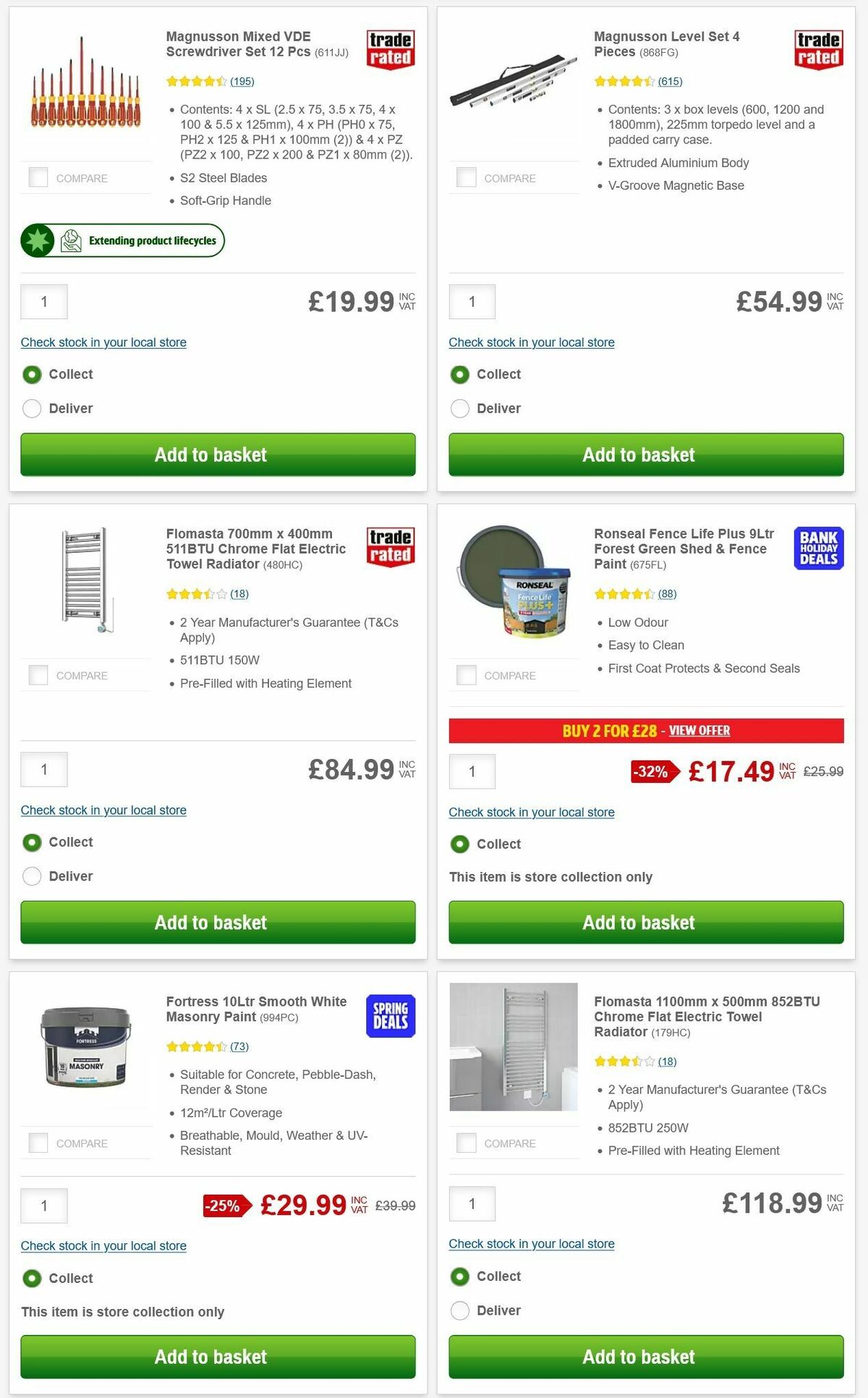 Screwfix Offers from 31 May