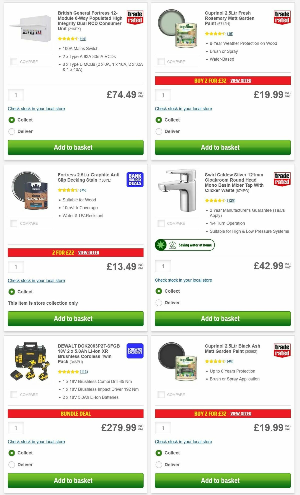 Screwfix Offers from 31 May