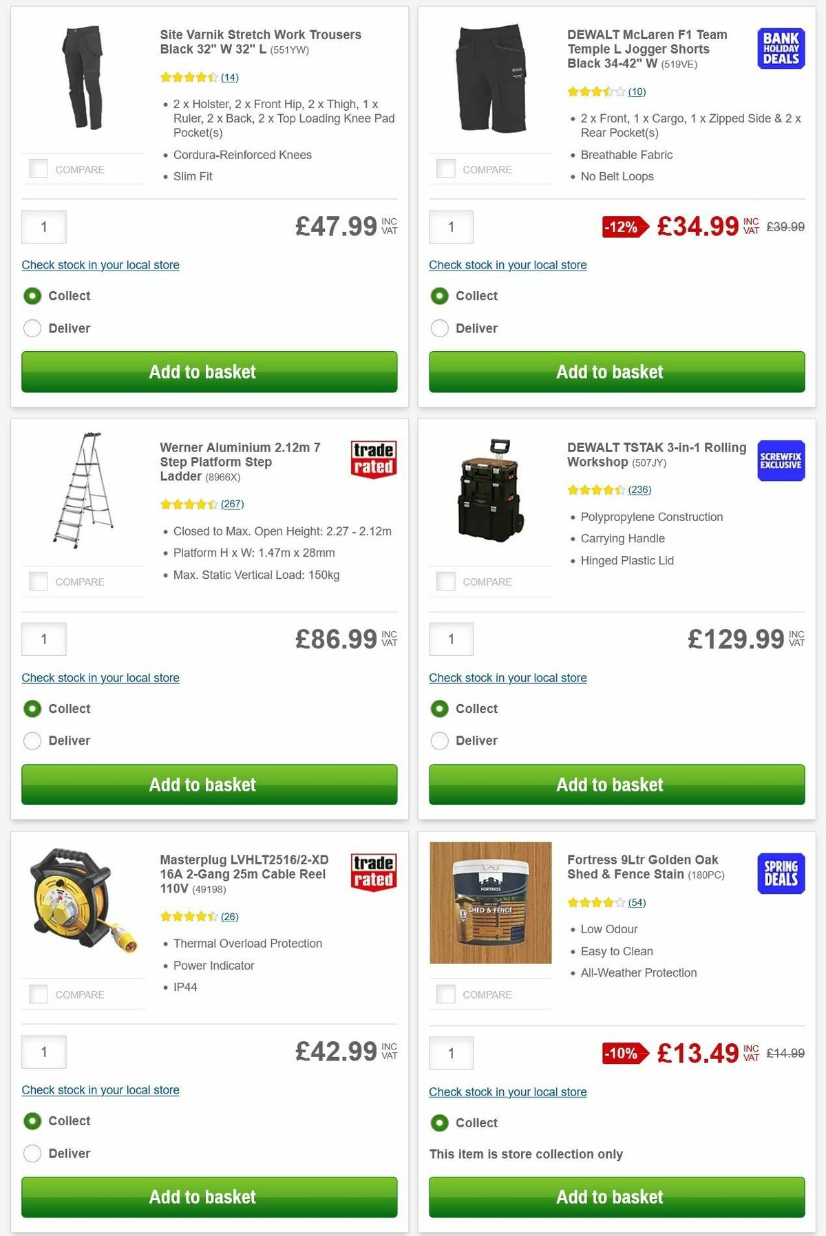 Screwfix Offers from 31 May