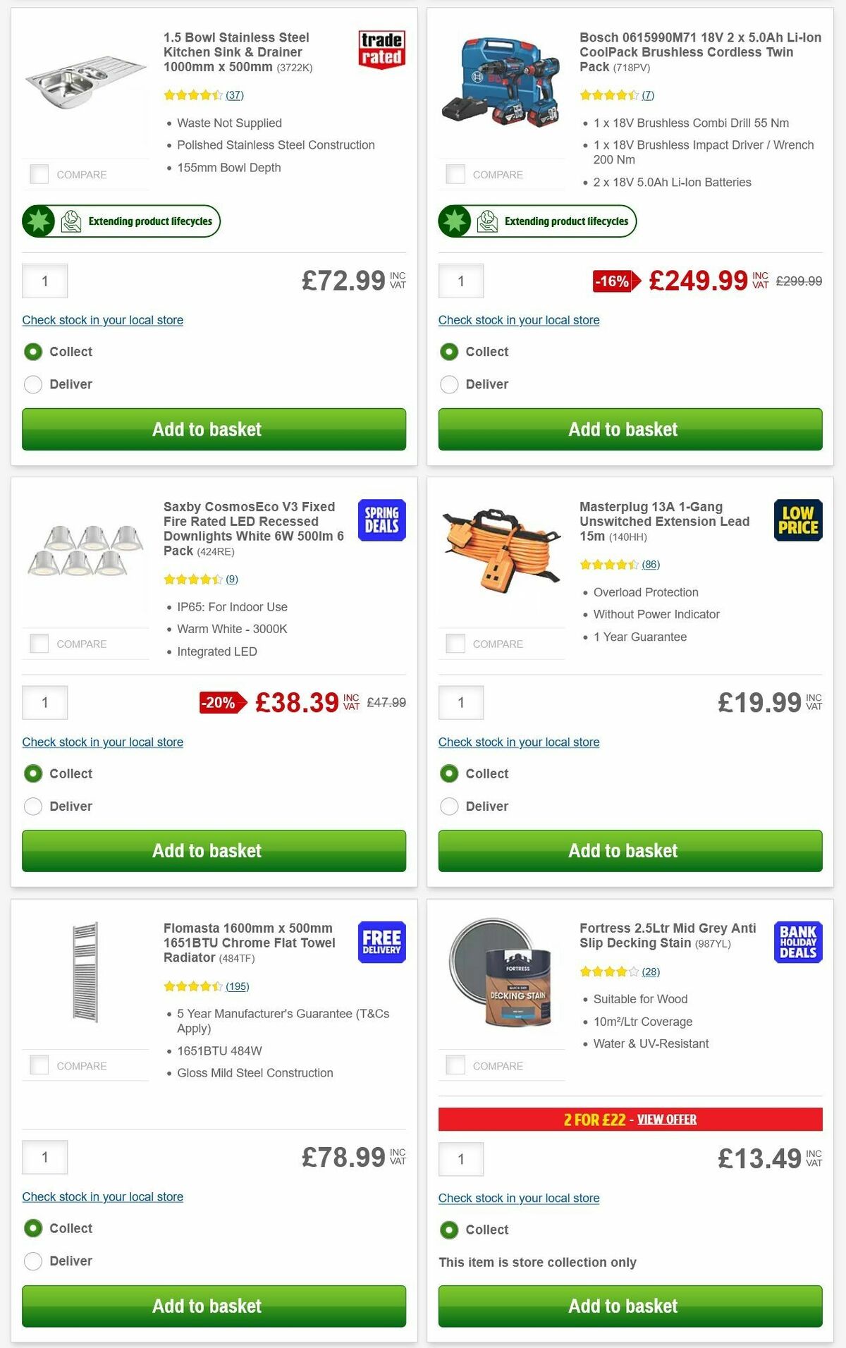 Screwfix Offers from 31 May