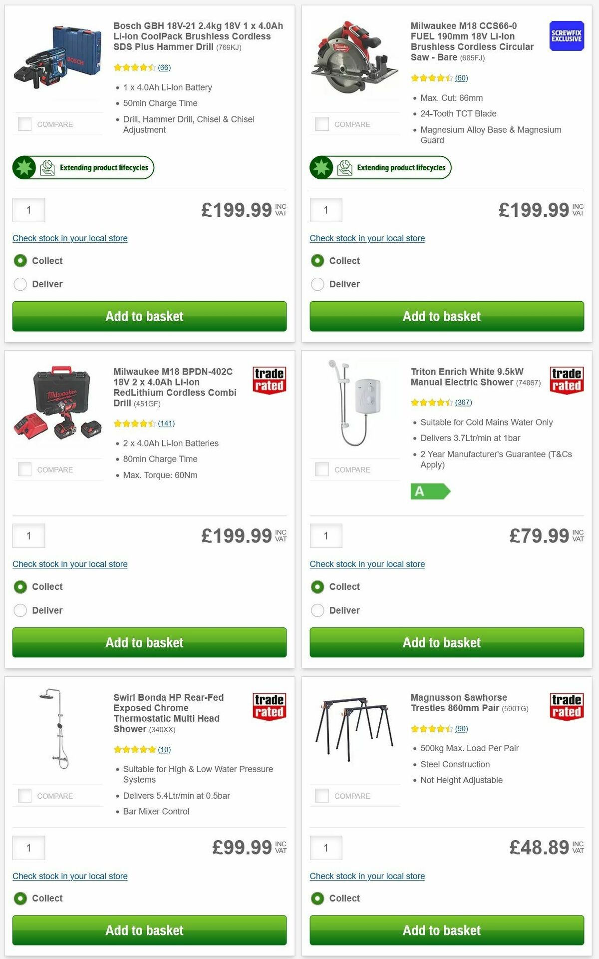 Screwfix Offers from 31 May