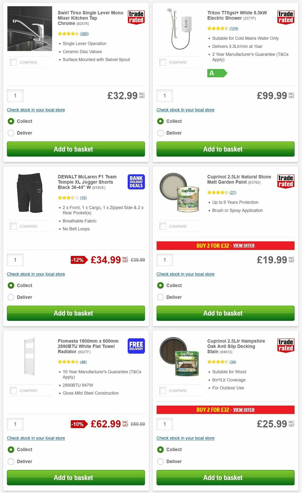 Screwfix Offers from 31 May
