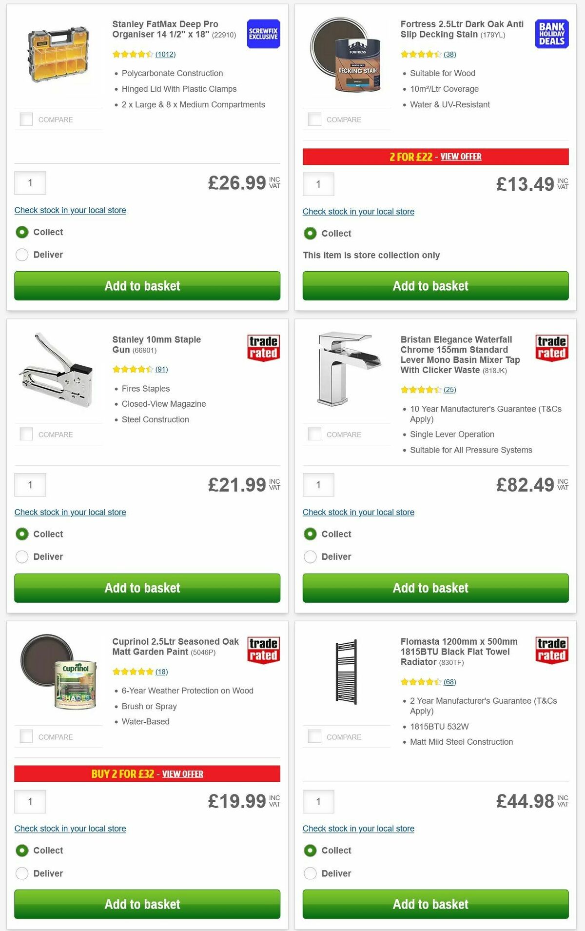 Screwfix Offers from 31 May