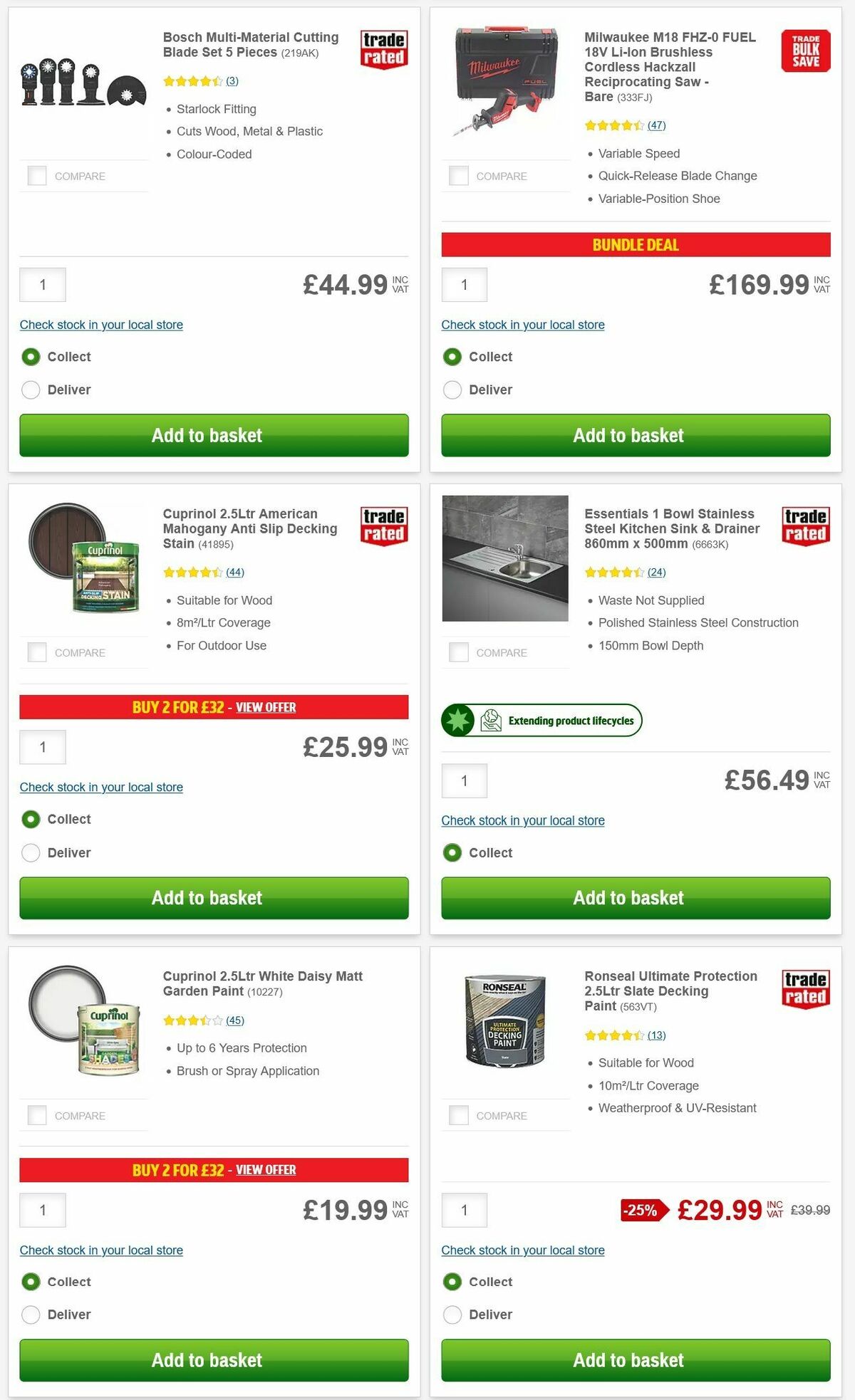 Screwfix Offers from 31 May