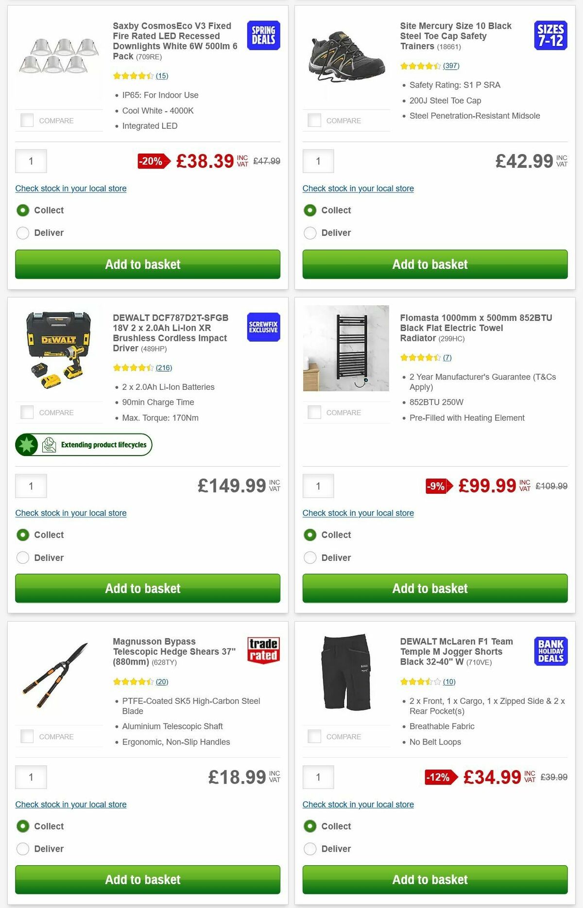 Screwfix Offers from 31 May