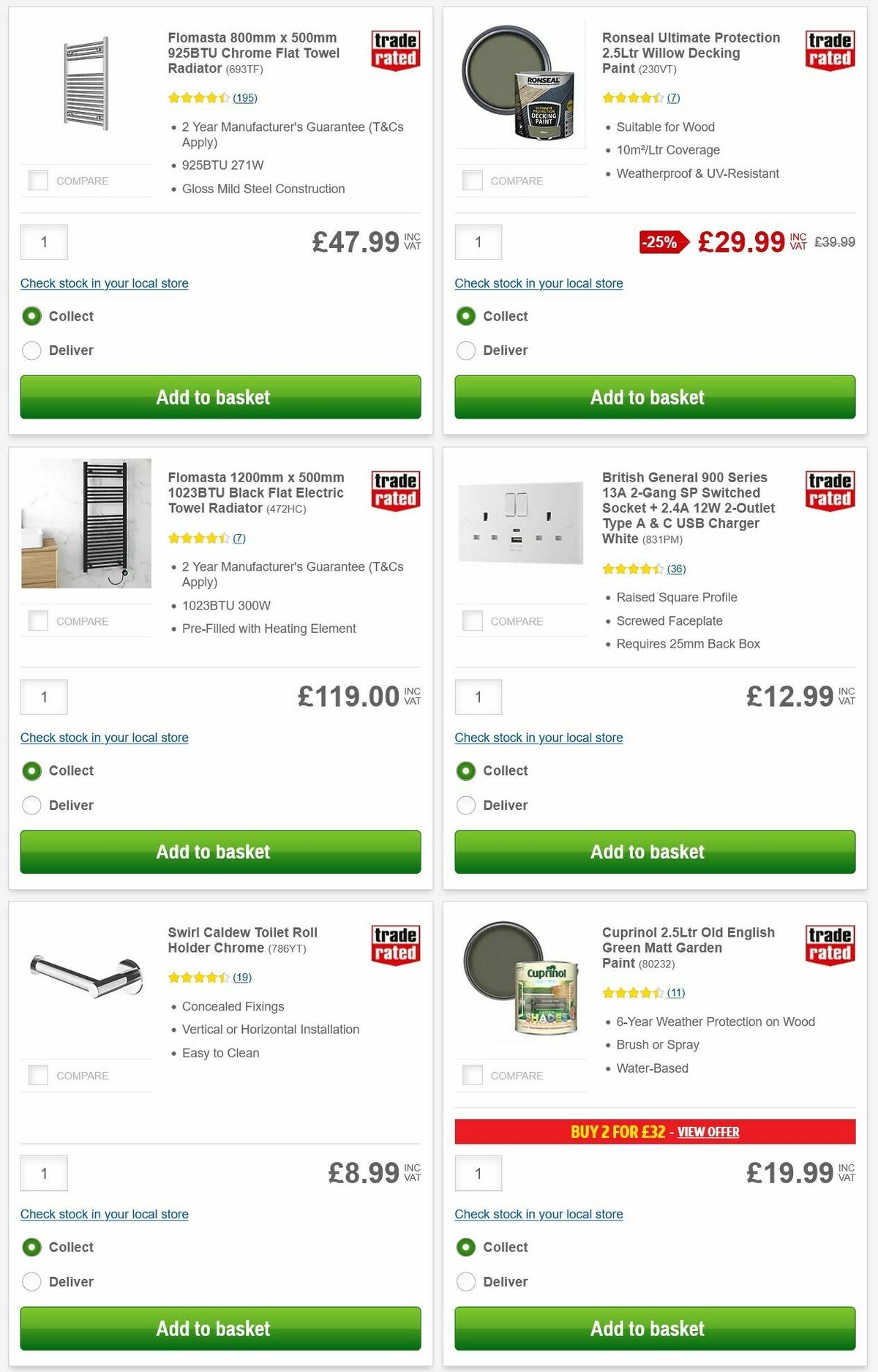 Screwfix Offers from 31 May