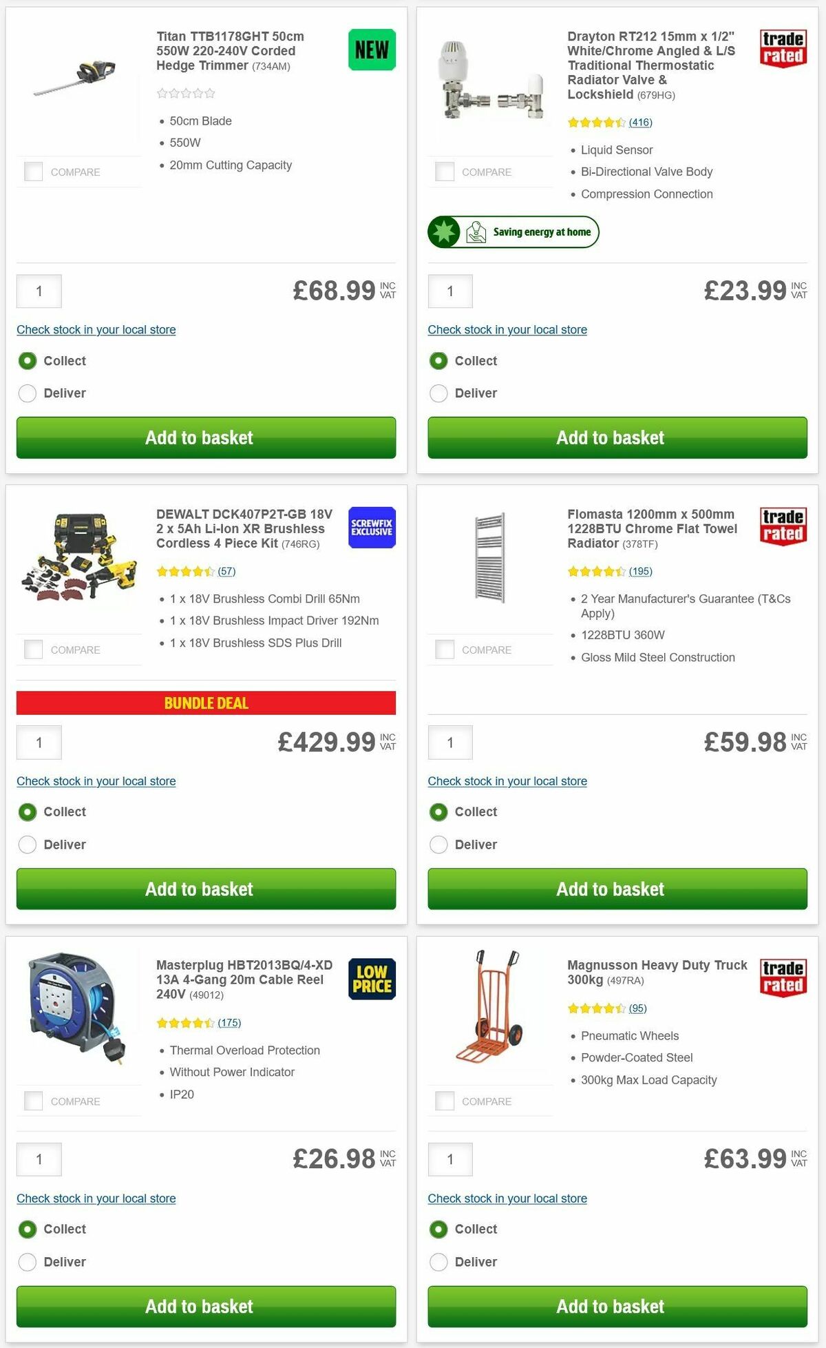 Screwfix Offers from 31 May