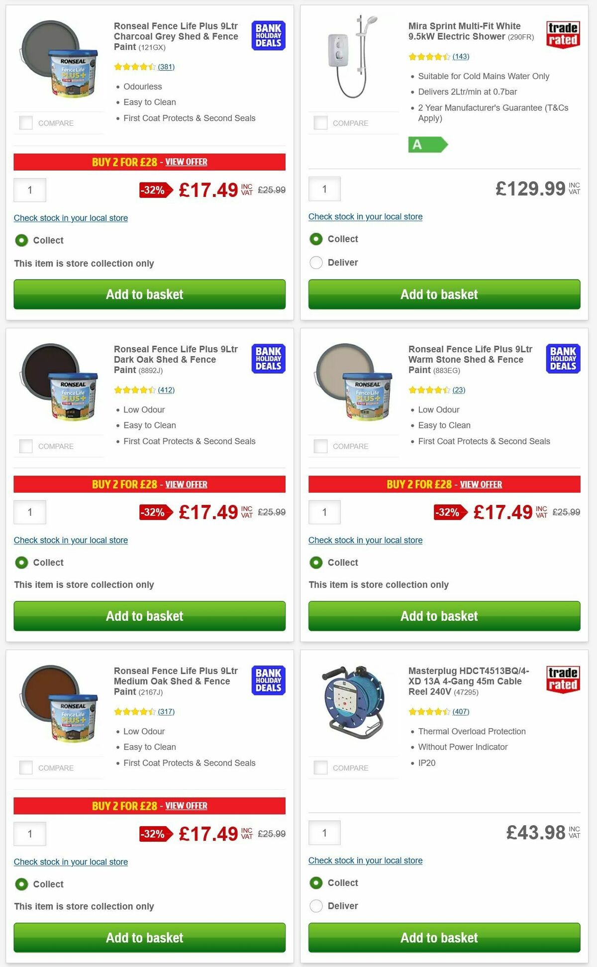 Screwfix Offers from 31 May