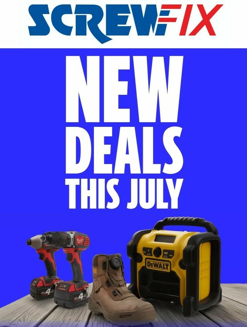 Screwfix Offers from 1 July
