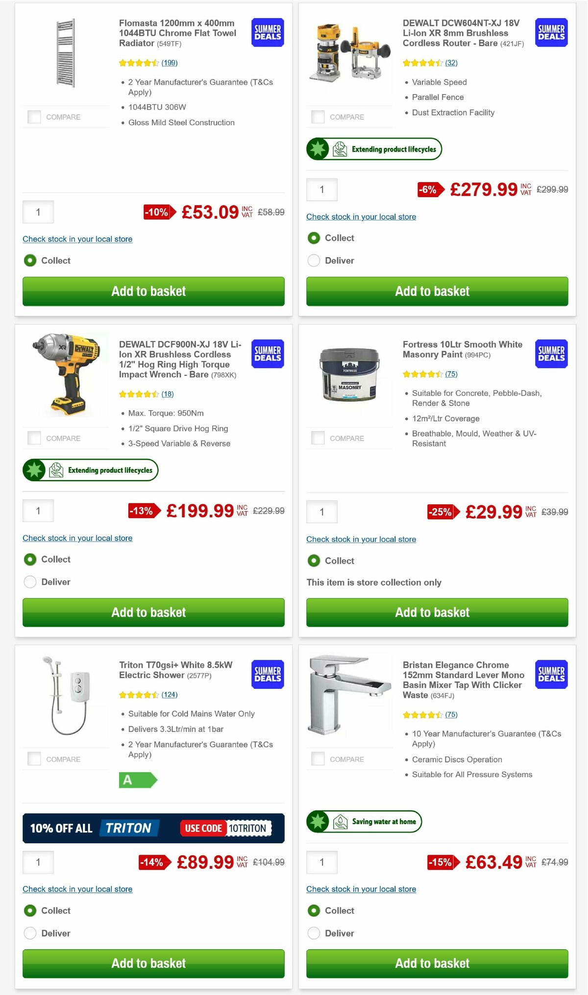 Screwfix Offers from 1 July