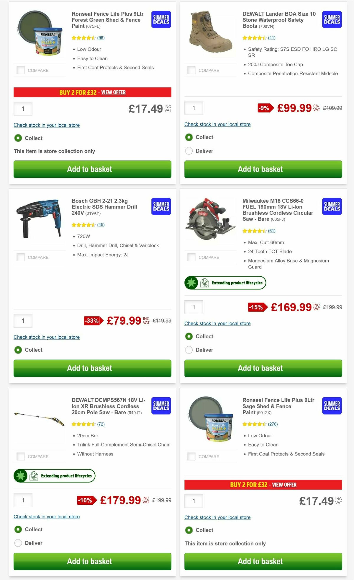 Screwfix Offers from 1 July