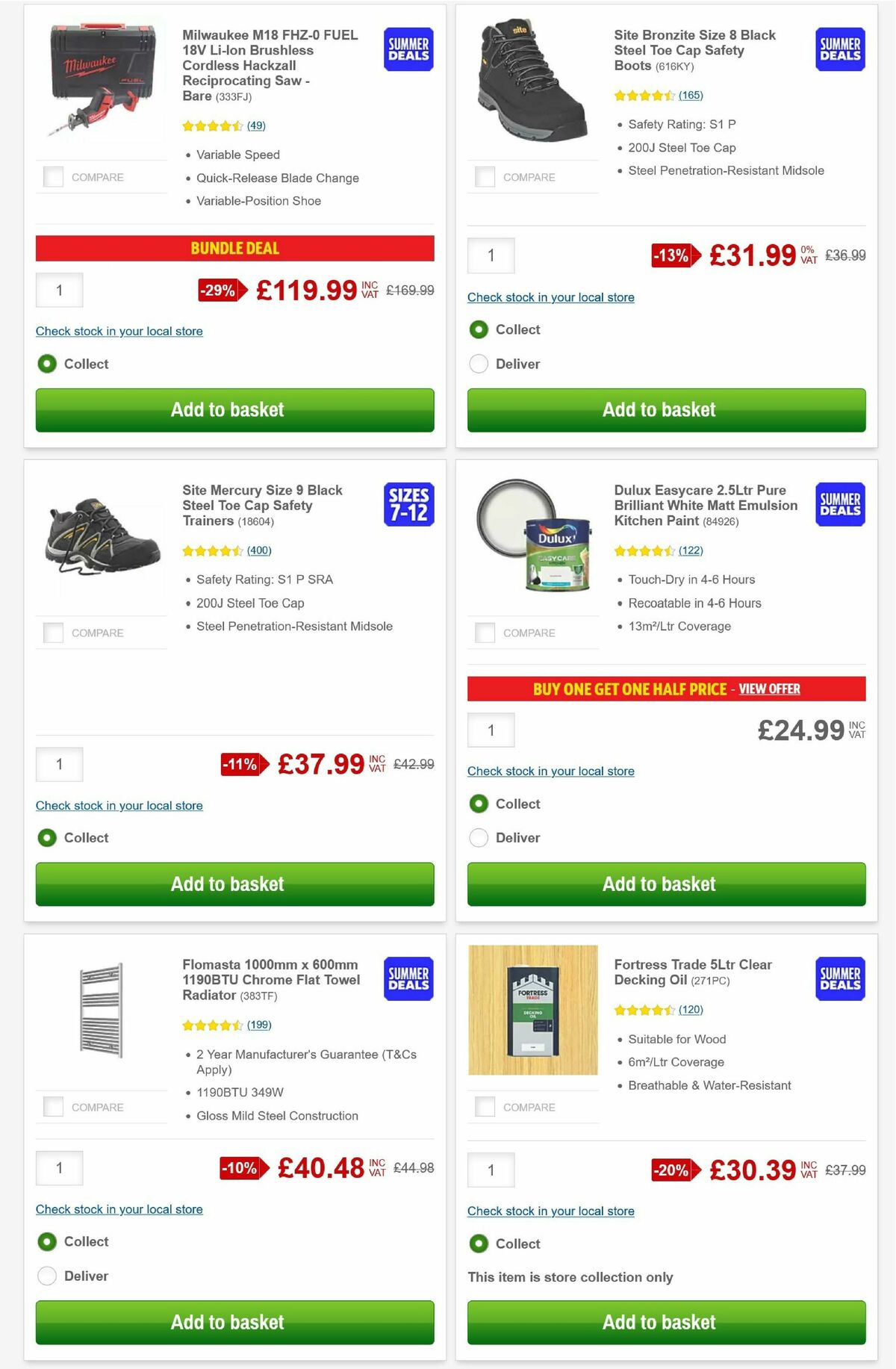 Screwfix Offers from 1 July