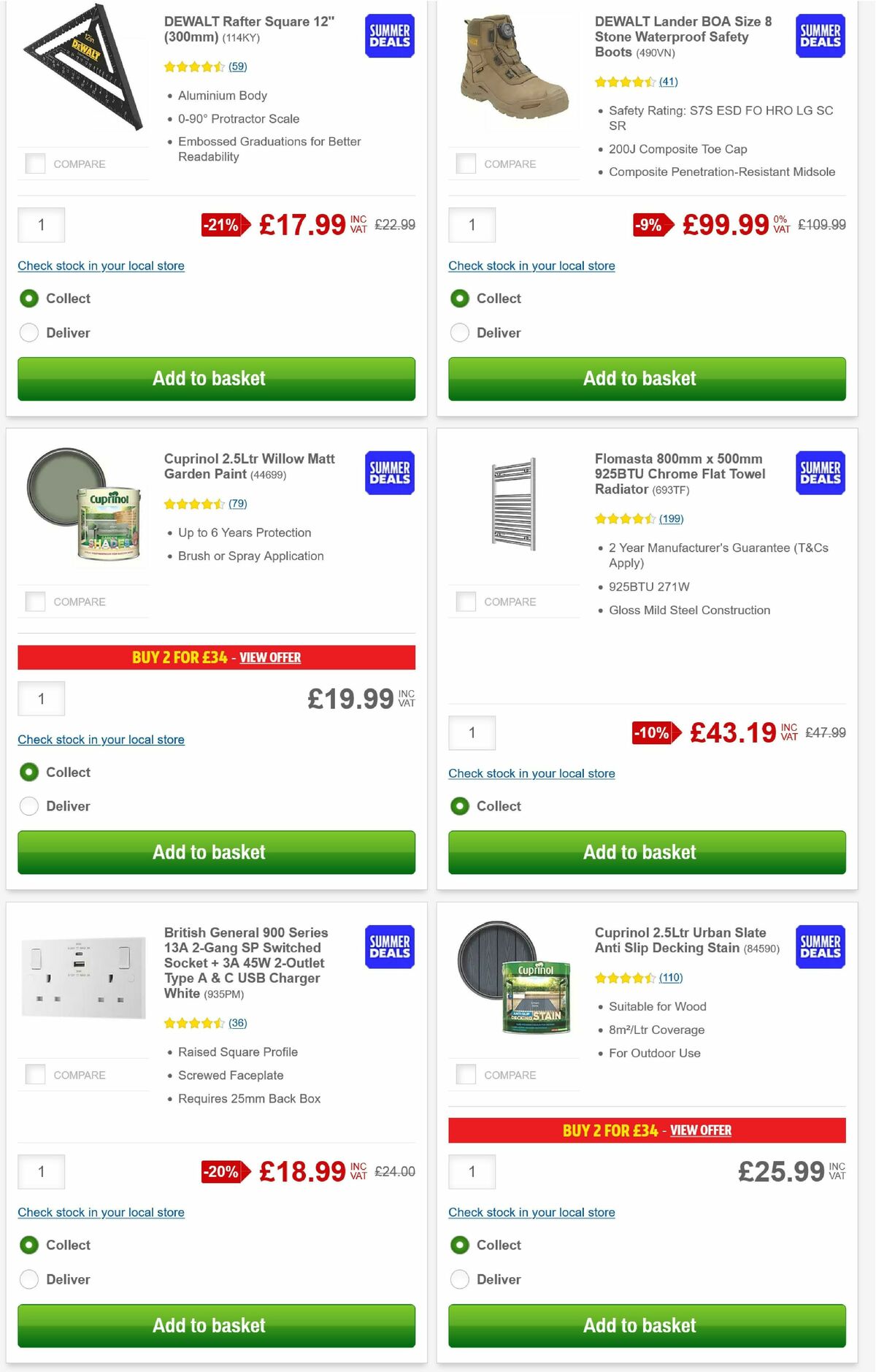 Screwfix Offers from 1 July