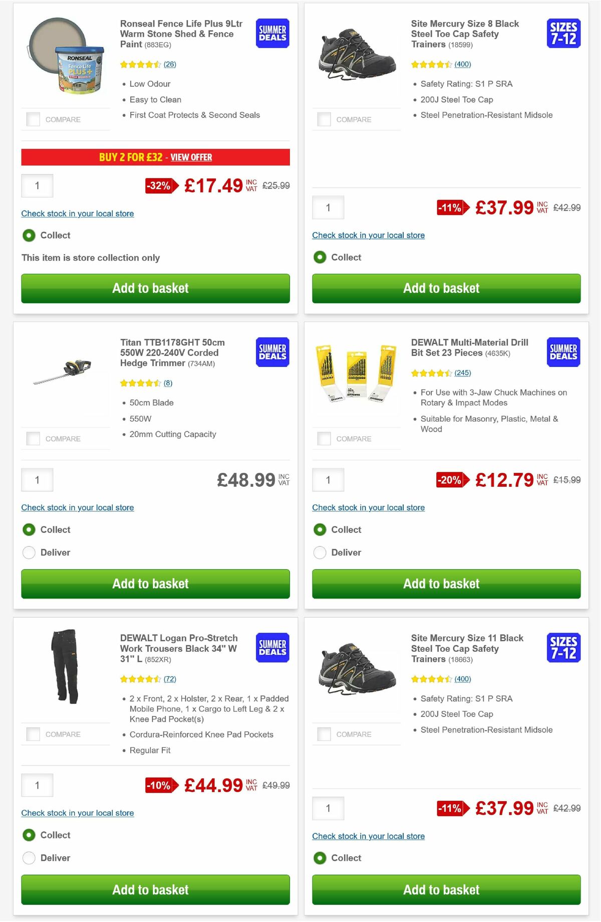 Screwfix Offers from 1 July