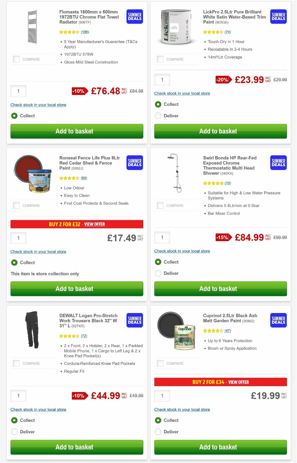 Screwfix Offers from 1 July