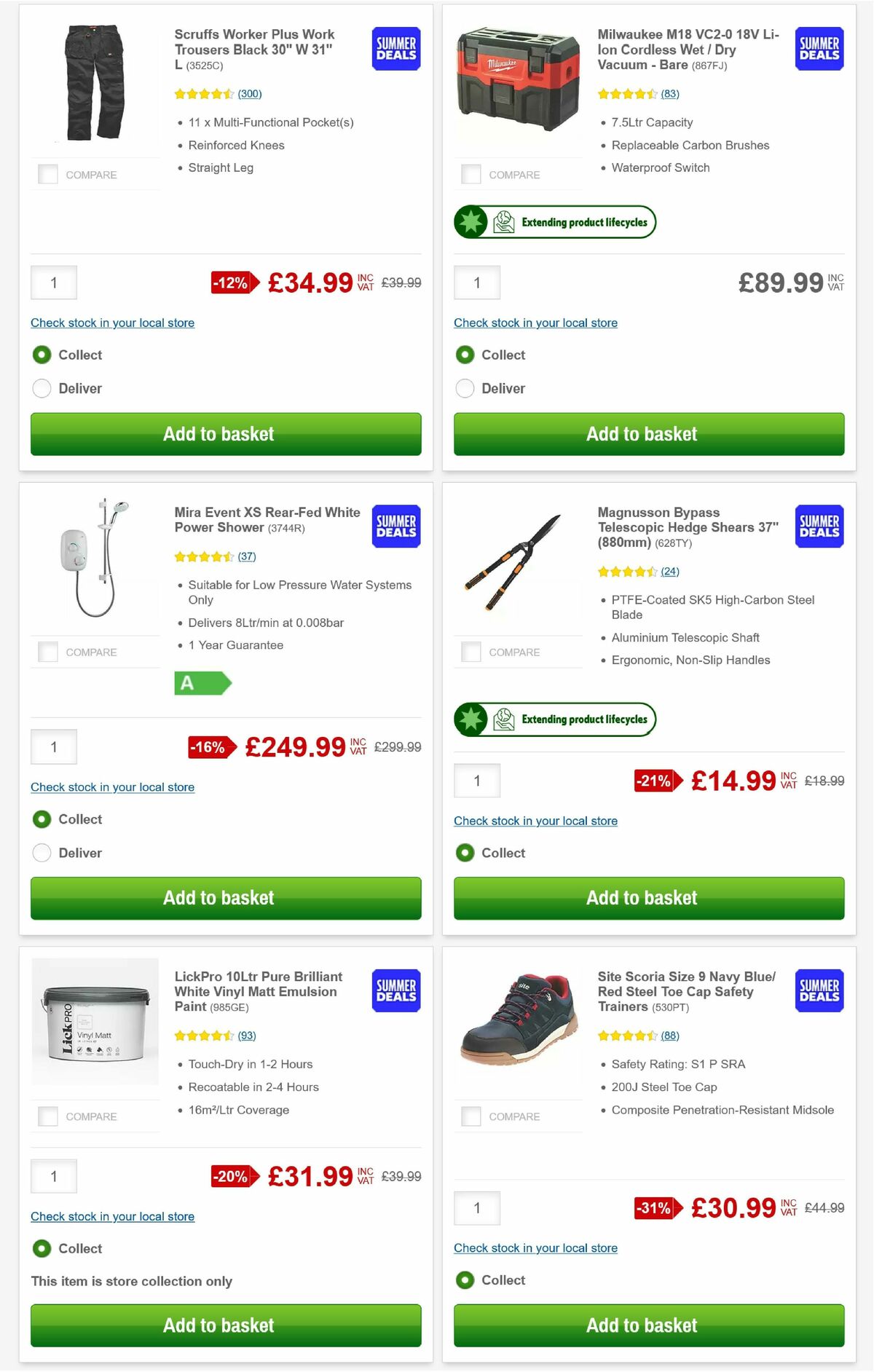 Screwfix Offers from 1 July