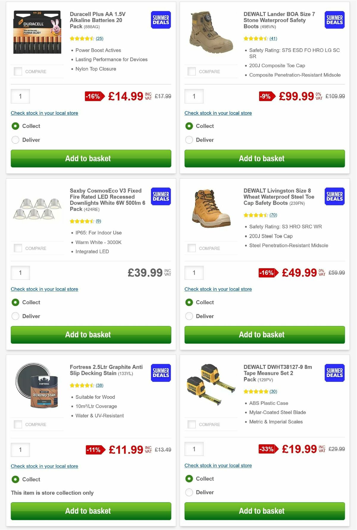 Screwfix Offers from 1 July