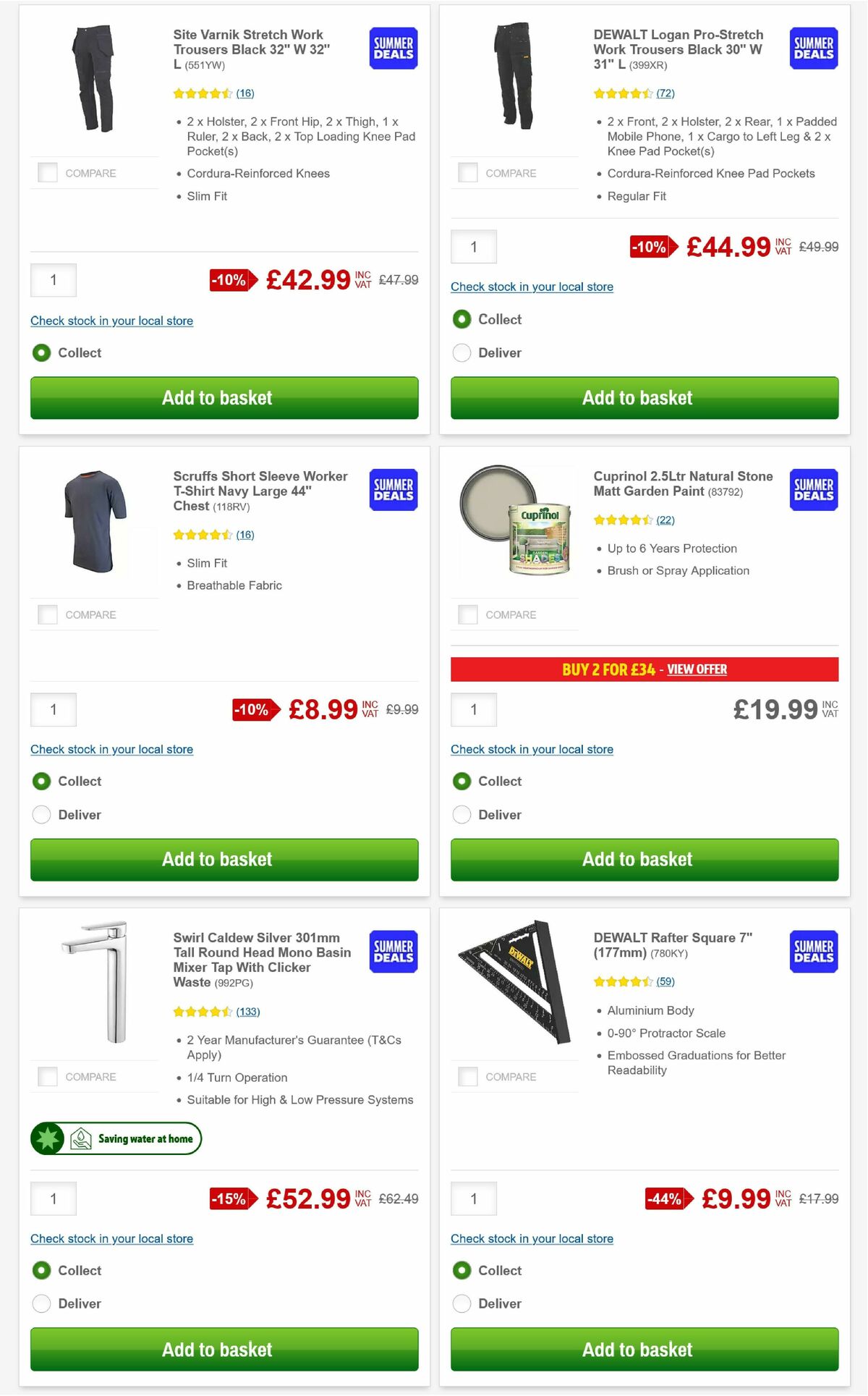Screwfix Offers from 1 July