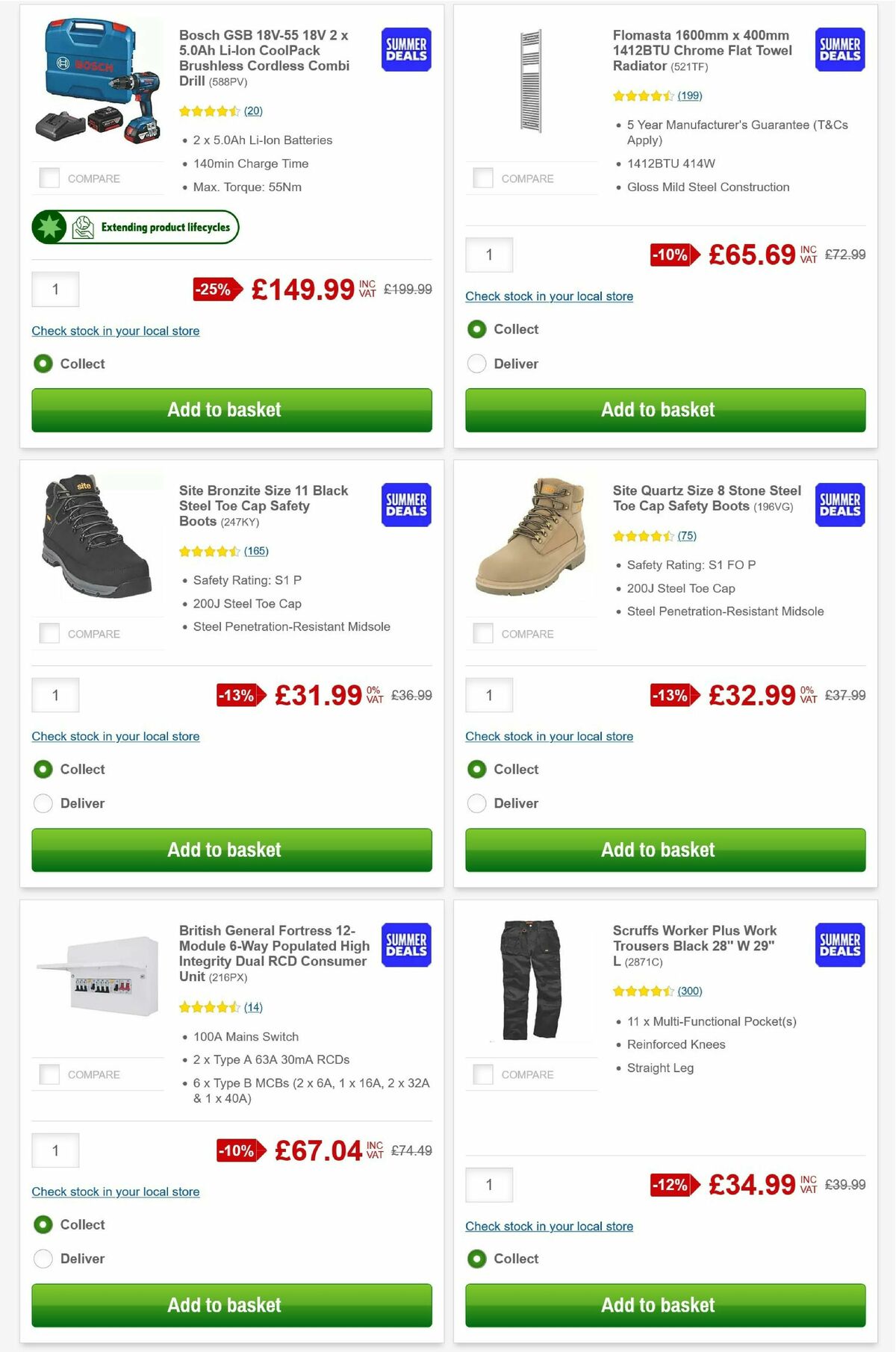 Screwfix Offers from 1 July