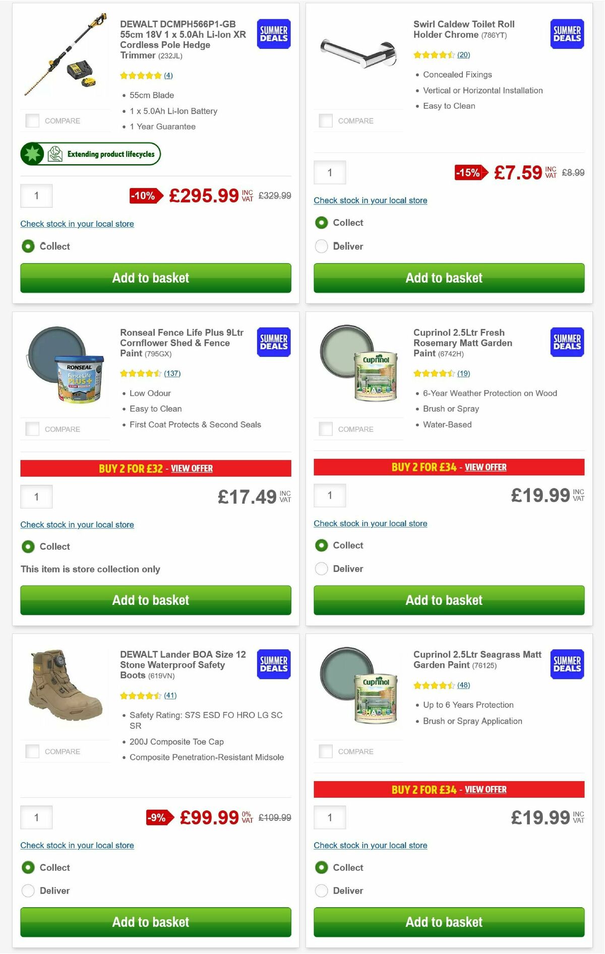 Screwfix Offers from 1 July