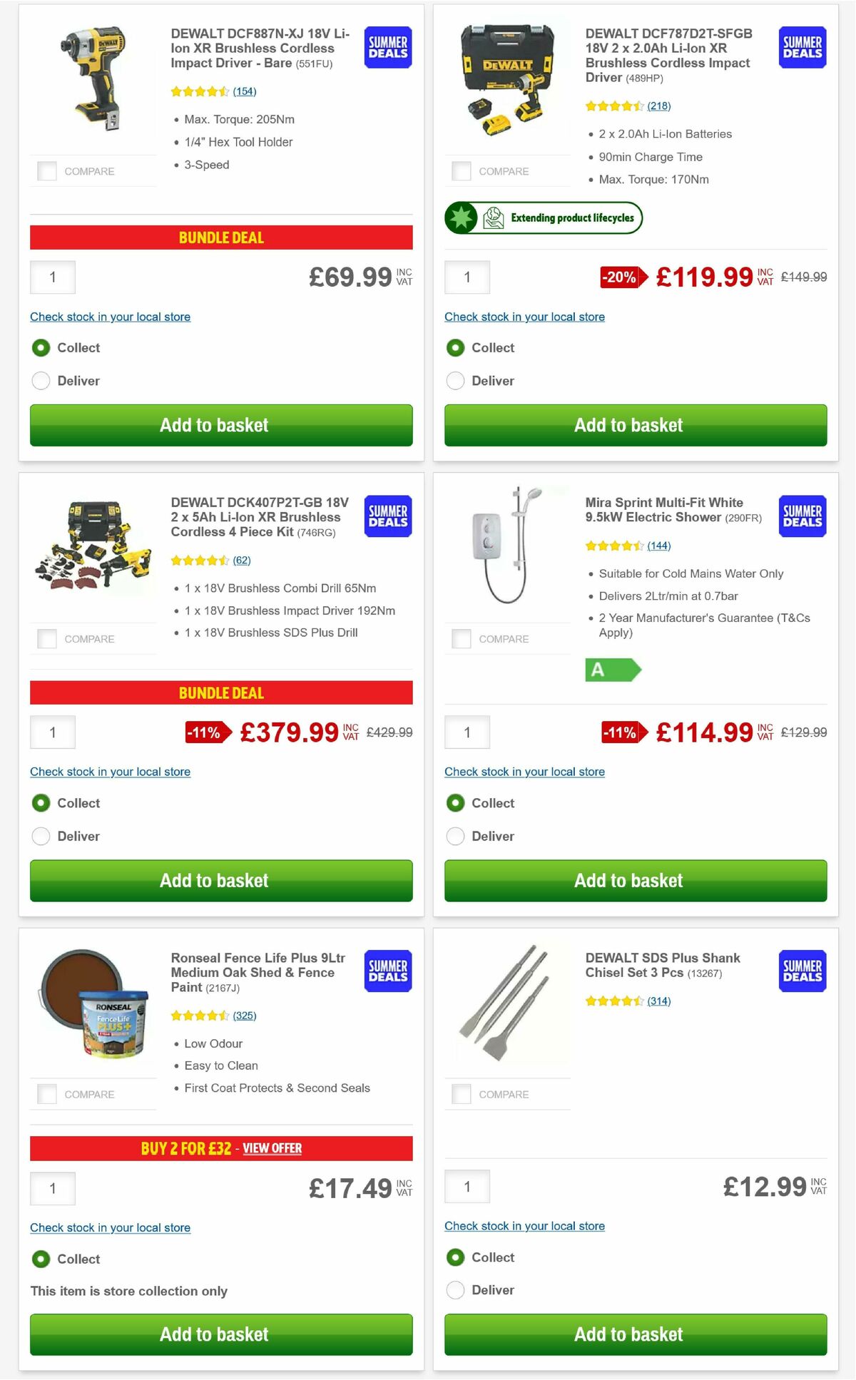 Screwfix Offers from 1 July
