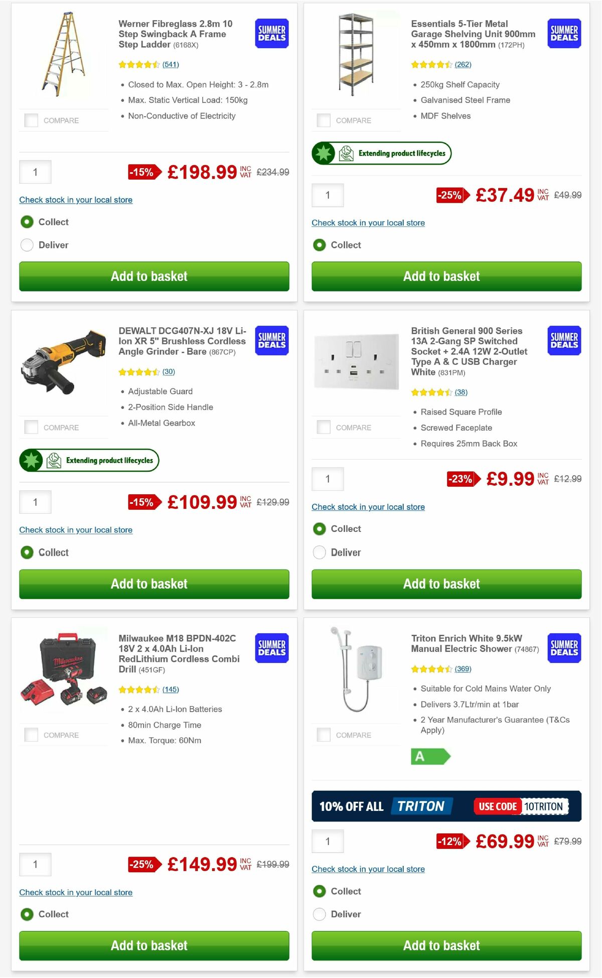 Screwfix Offers from 1 July
