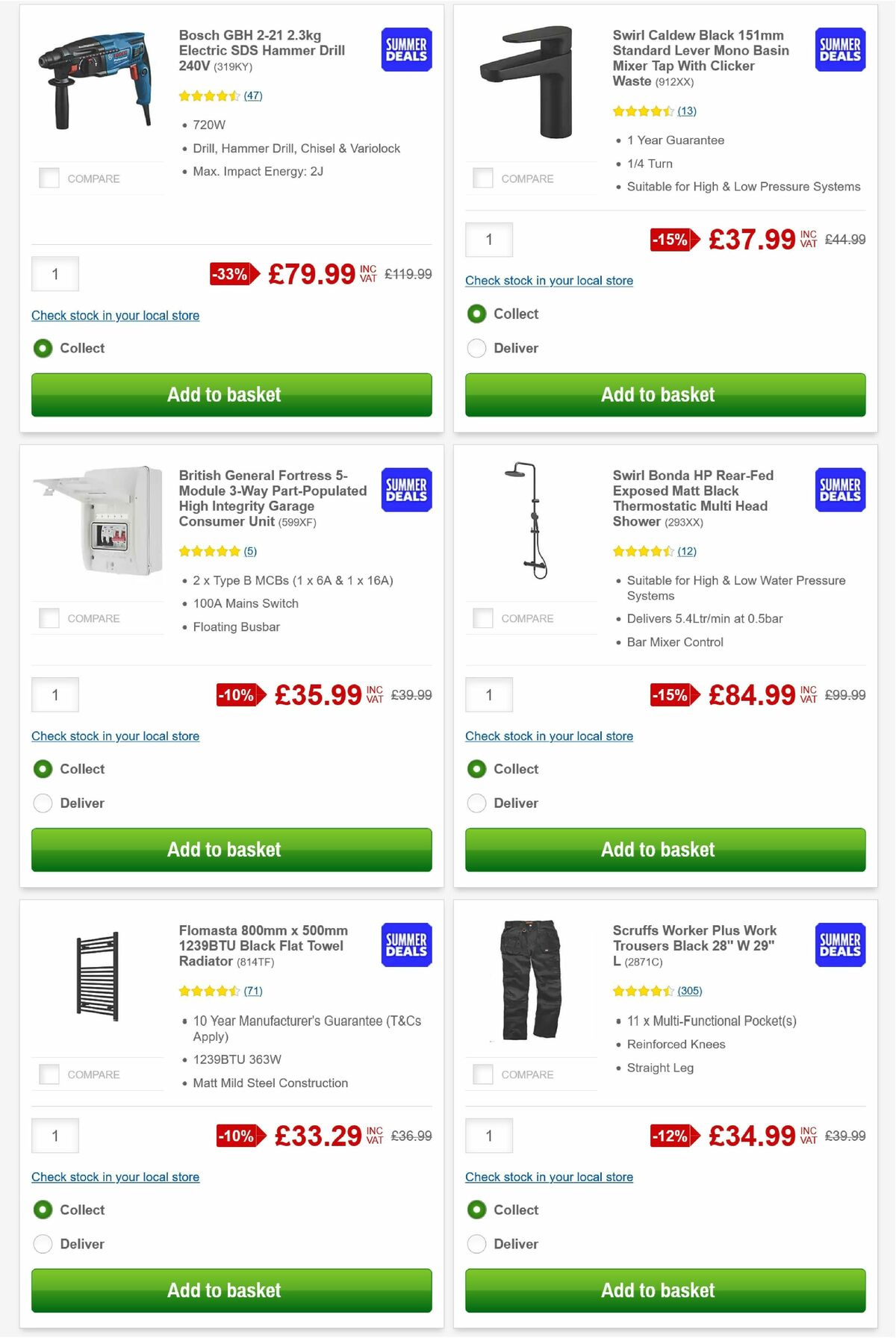 Screwfix Offers from 3 August