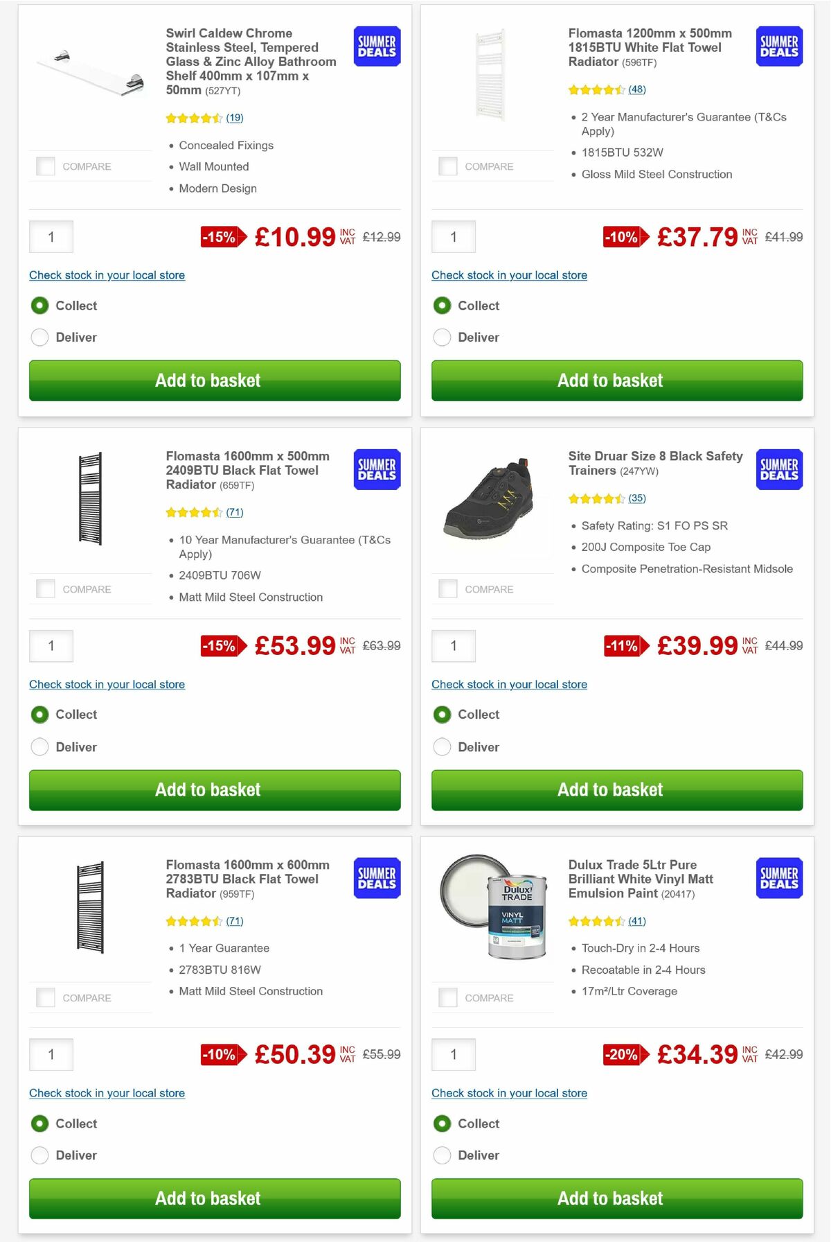 Screwfix Offers from 3 August
