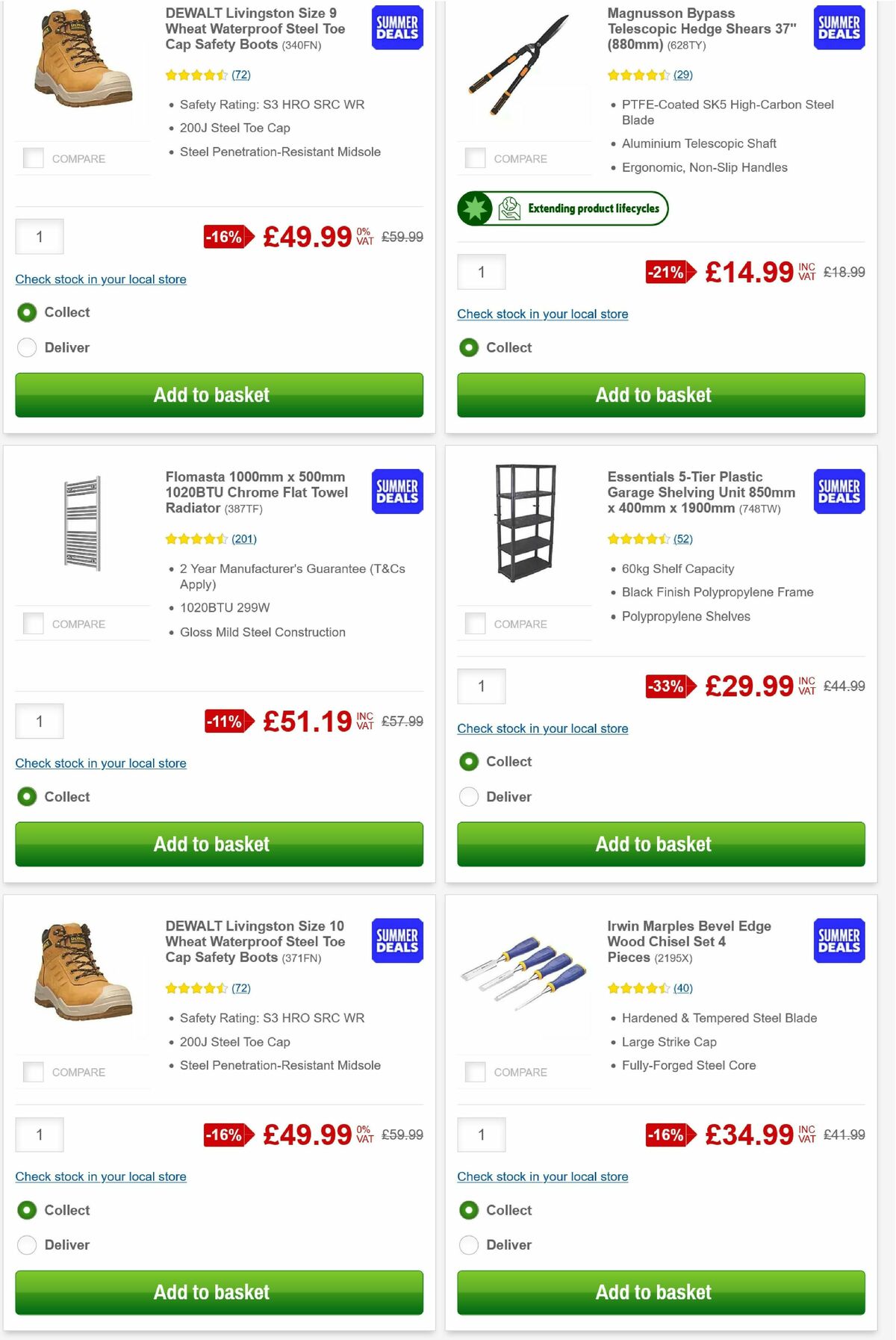 Screwfix Offers from 3 August