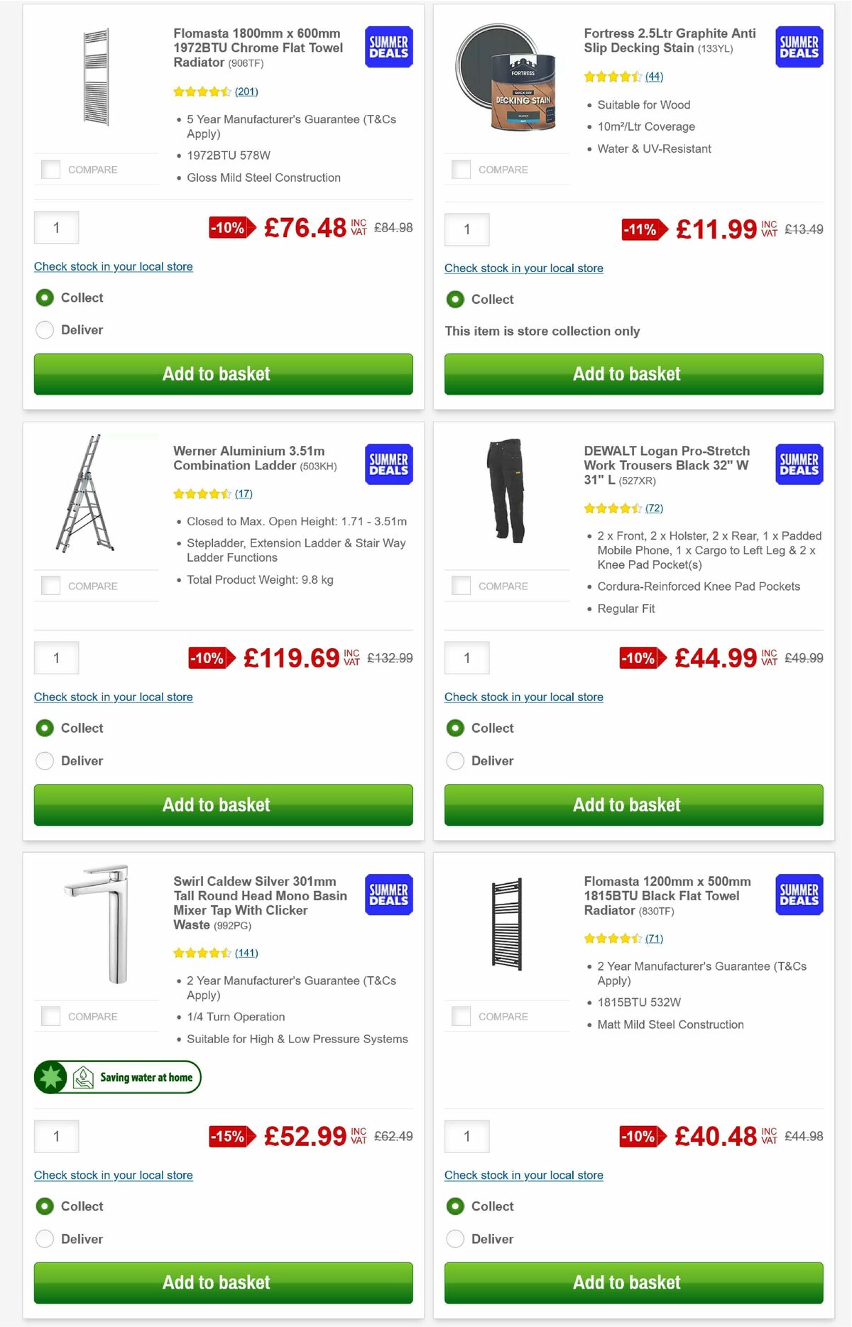 Screwfix Offers from 3 August