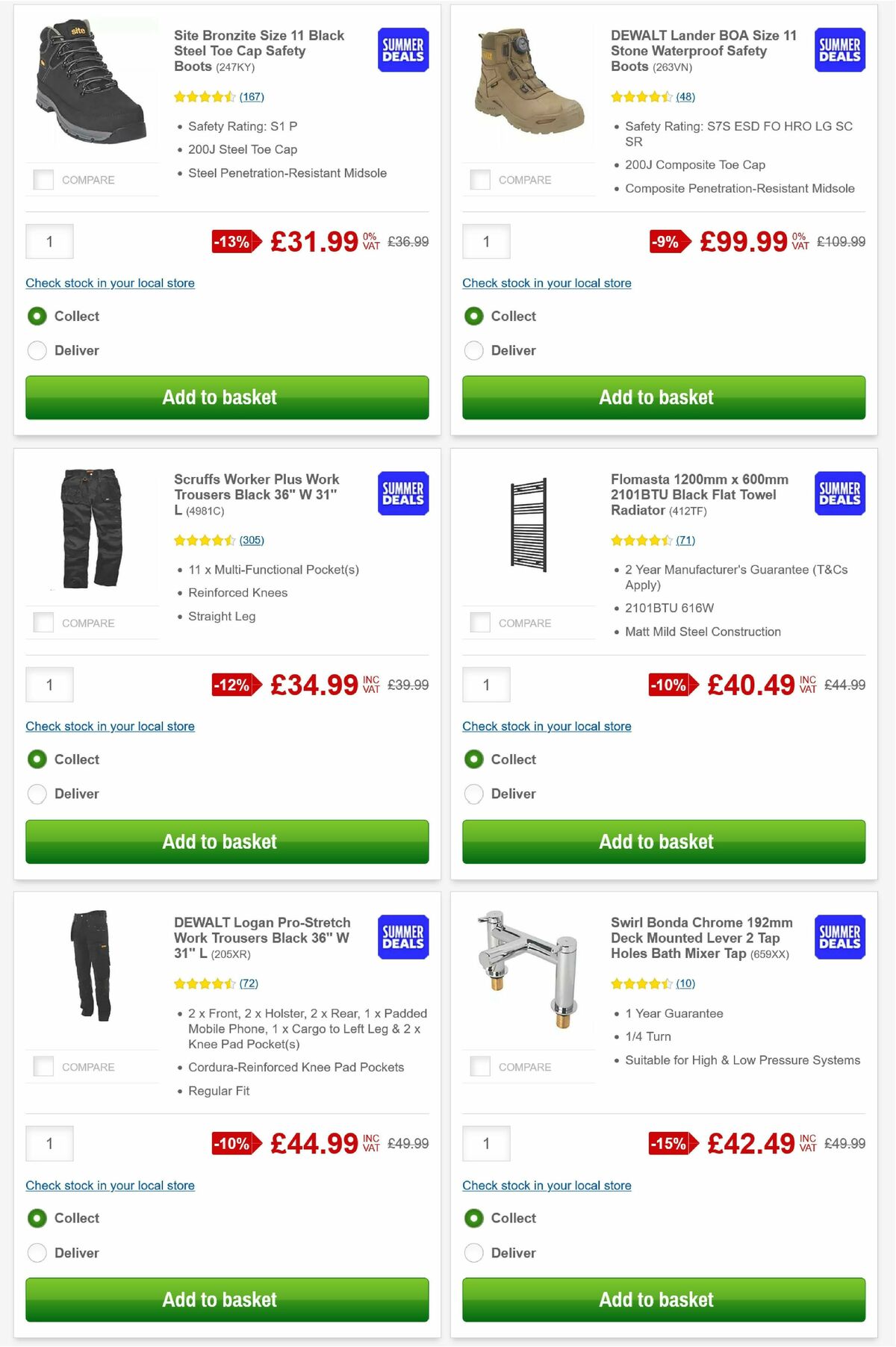 Screwfix Offers from 3 August