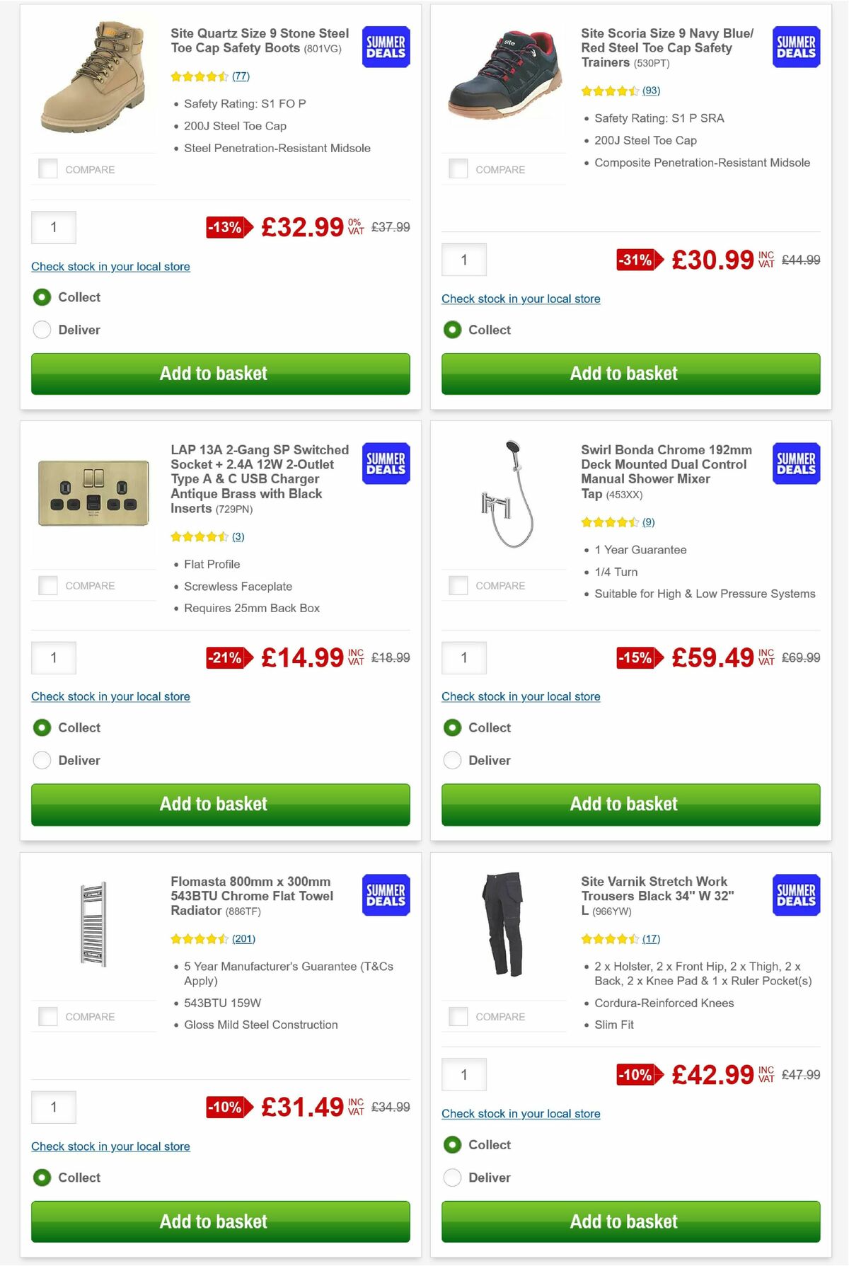 Screwfix Offers from 3 August