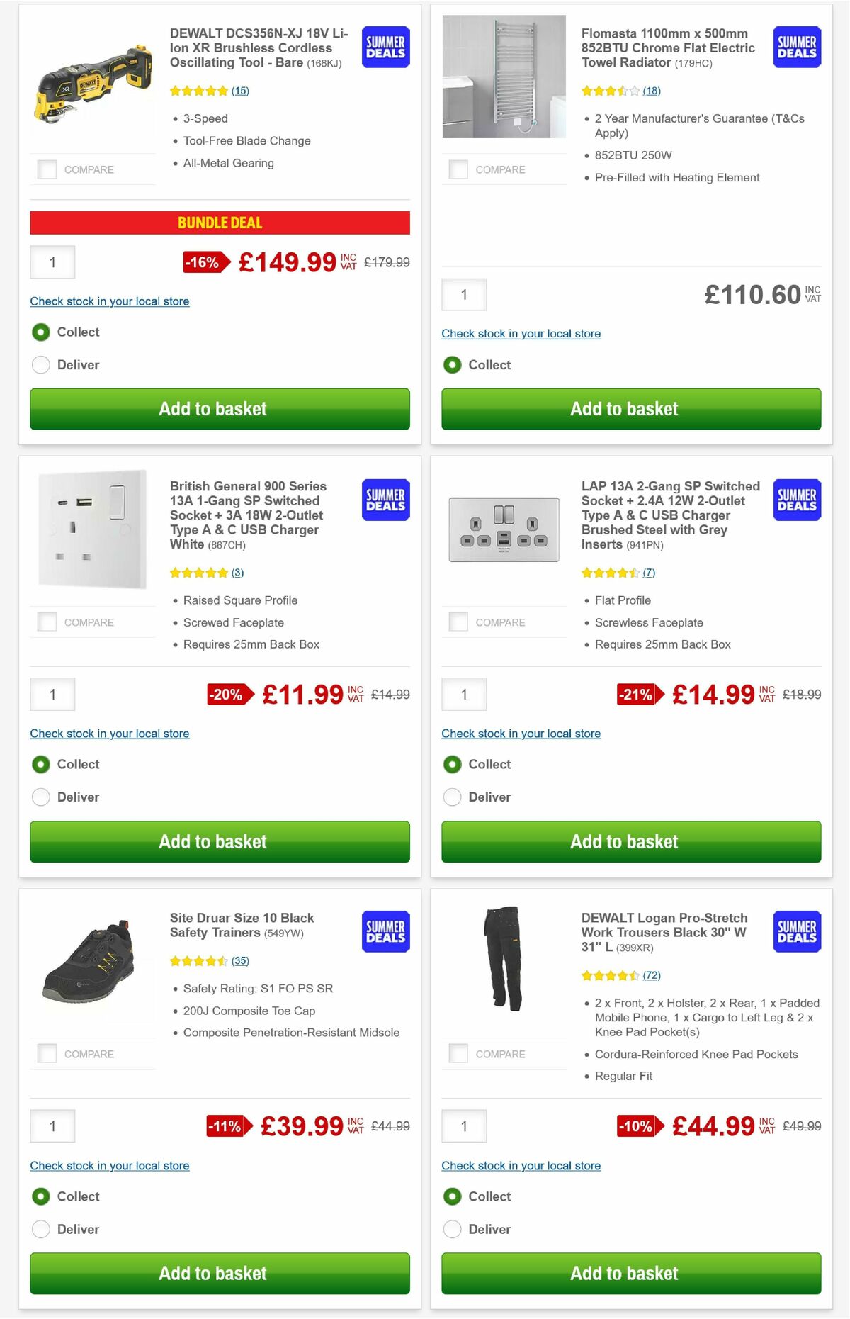 Screwfix Offers from 3 August