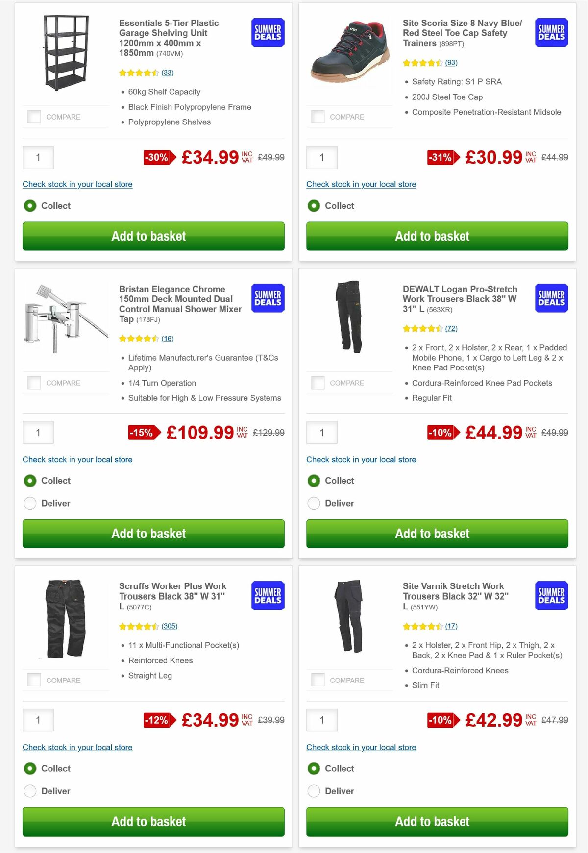 Screwfix Offers from 3 August