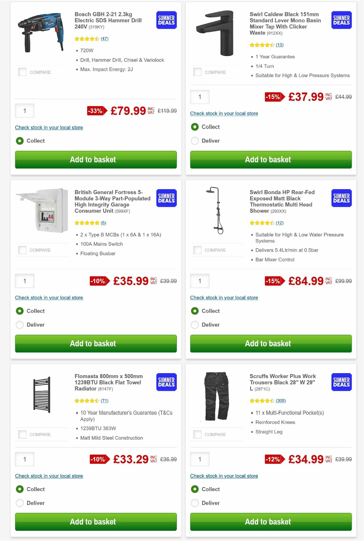 Screwfix Offers from 3 August