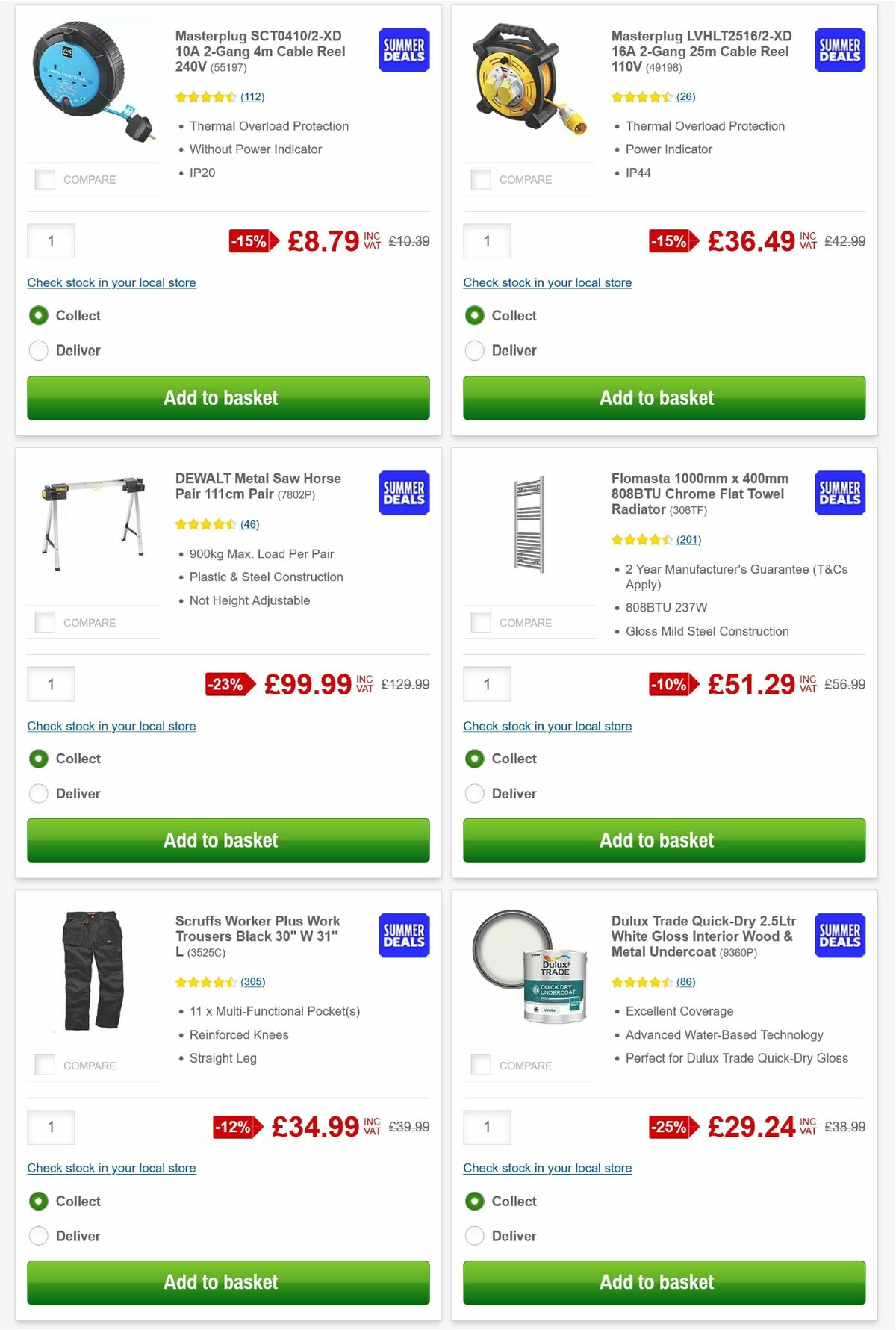 Screwfix Offers from 3 August