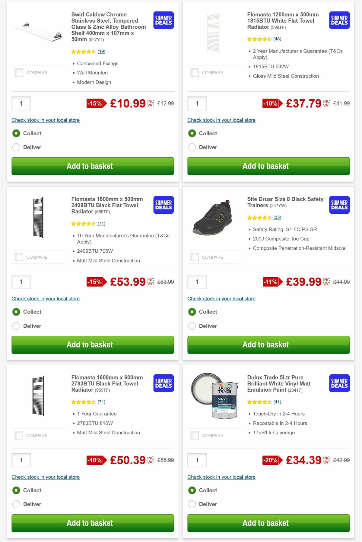Screwfix Offers from 3 August